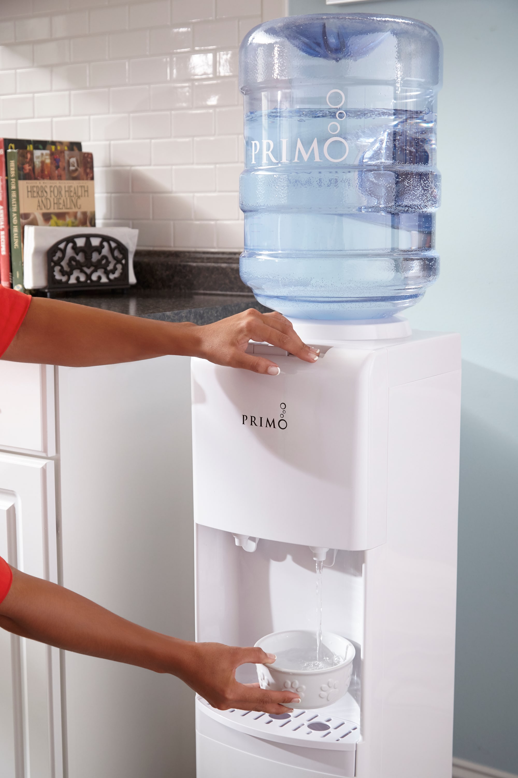 Primo Water Dispenser Top Loading, Hot/Cold, White
