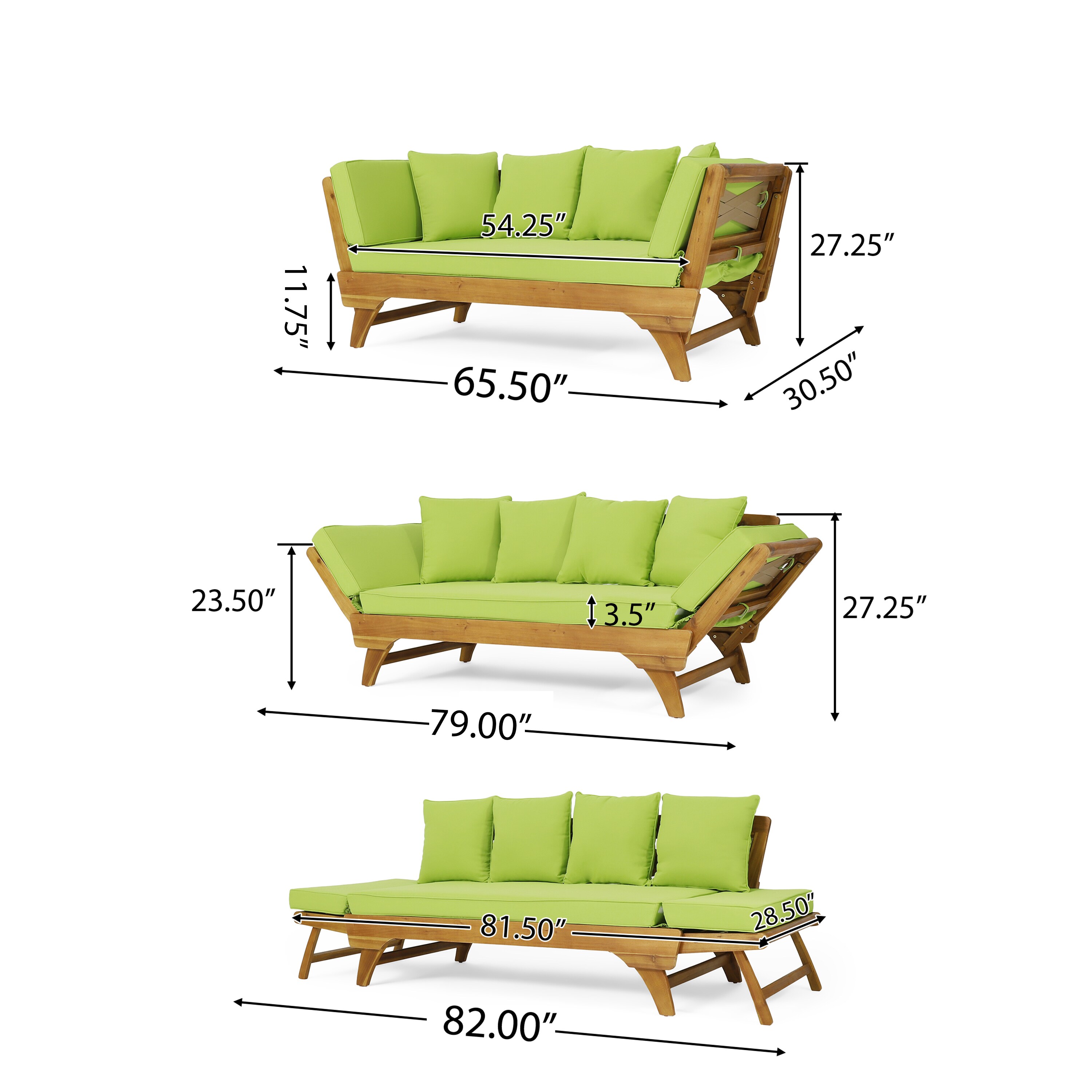 ModernLuxe 69489.00LGRN Patio-Sofas-Daybeds - View #4
