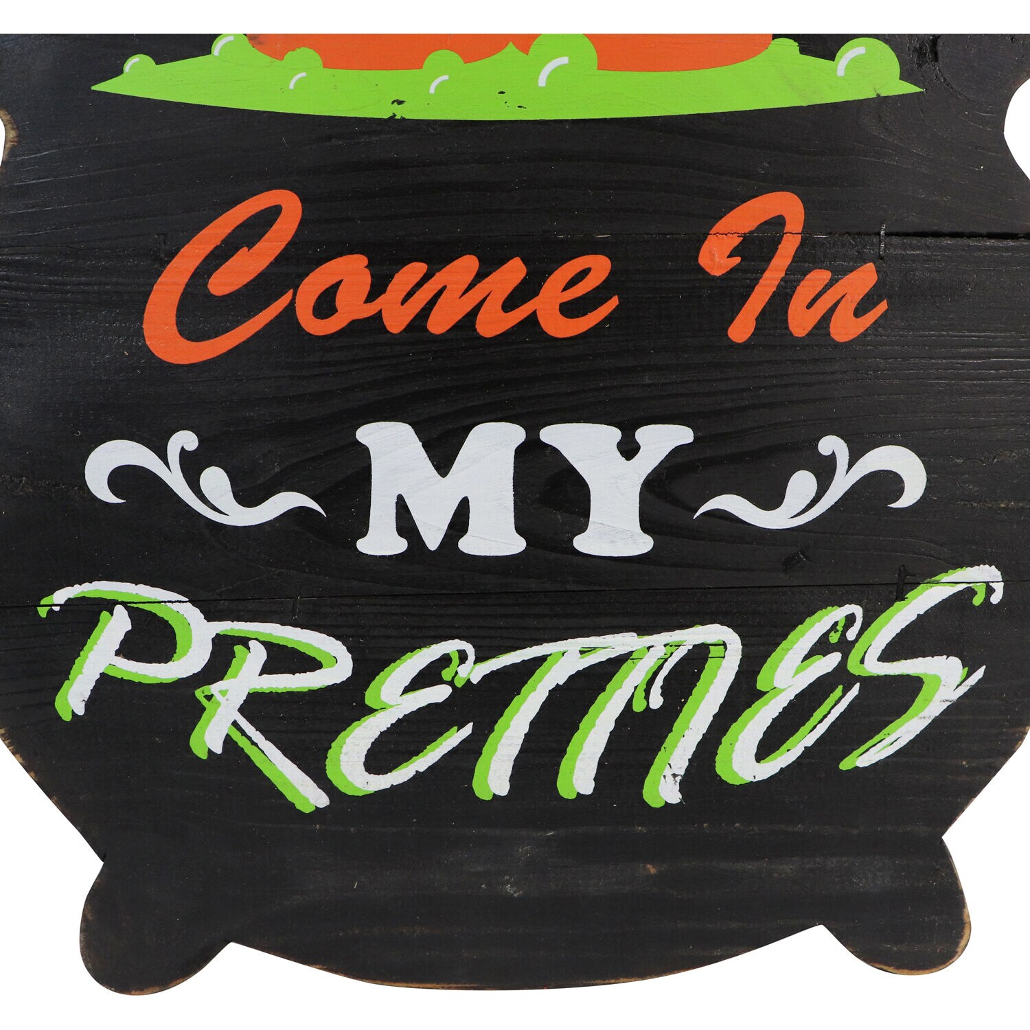 Haunted Hill Farm HHWOODWTCH-0BL Table-Halloween-Decor - View #13