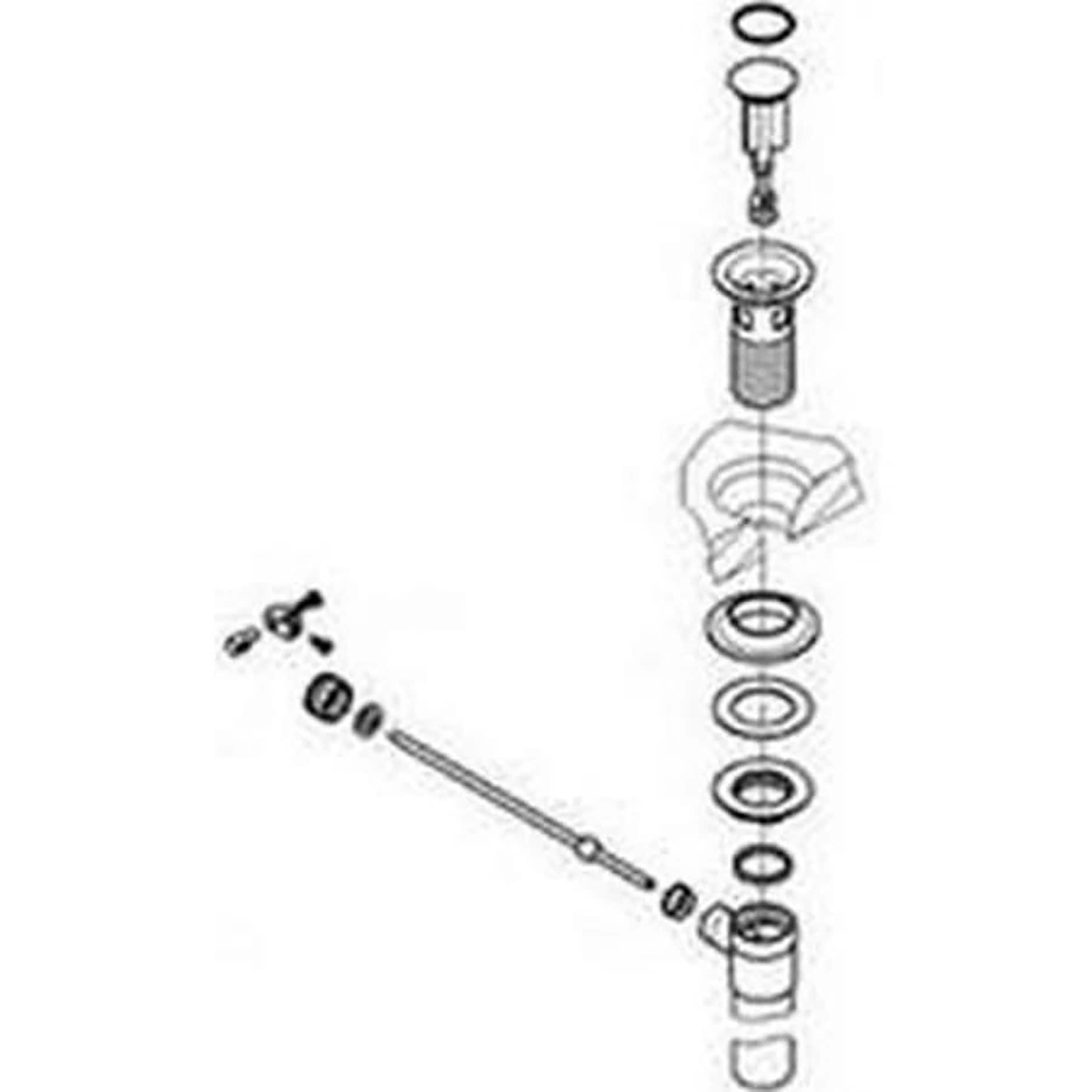 GROHE 28957ZB0 Oil Rubbed Bronze Bathroom Sink pop up drain kit