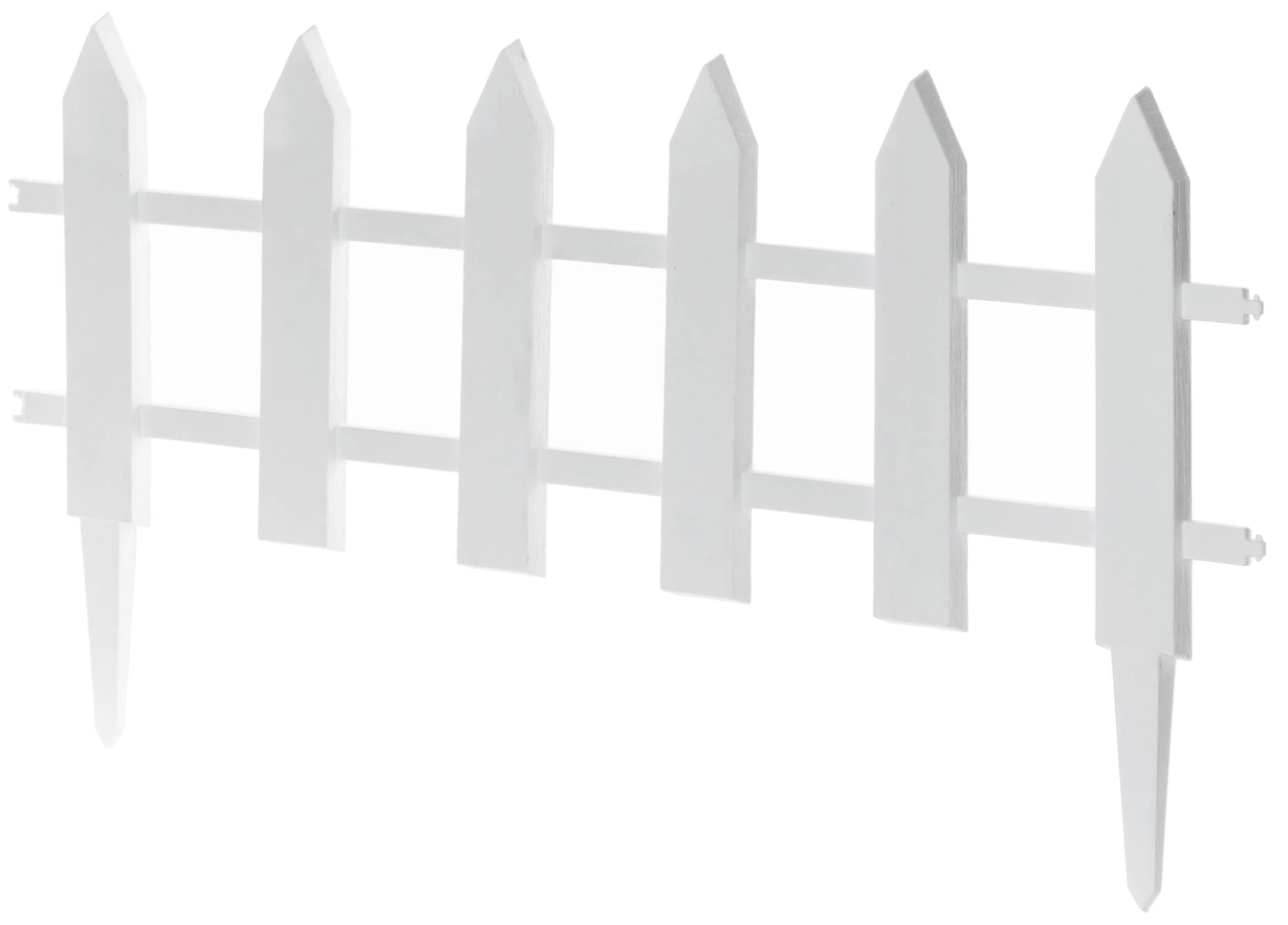 Gardenised 2-ft H x 2-ft W White Vinyl Picket Fence Gate (Unassembled ...