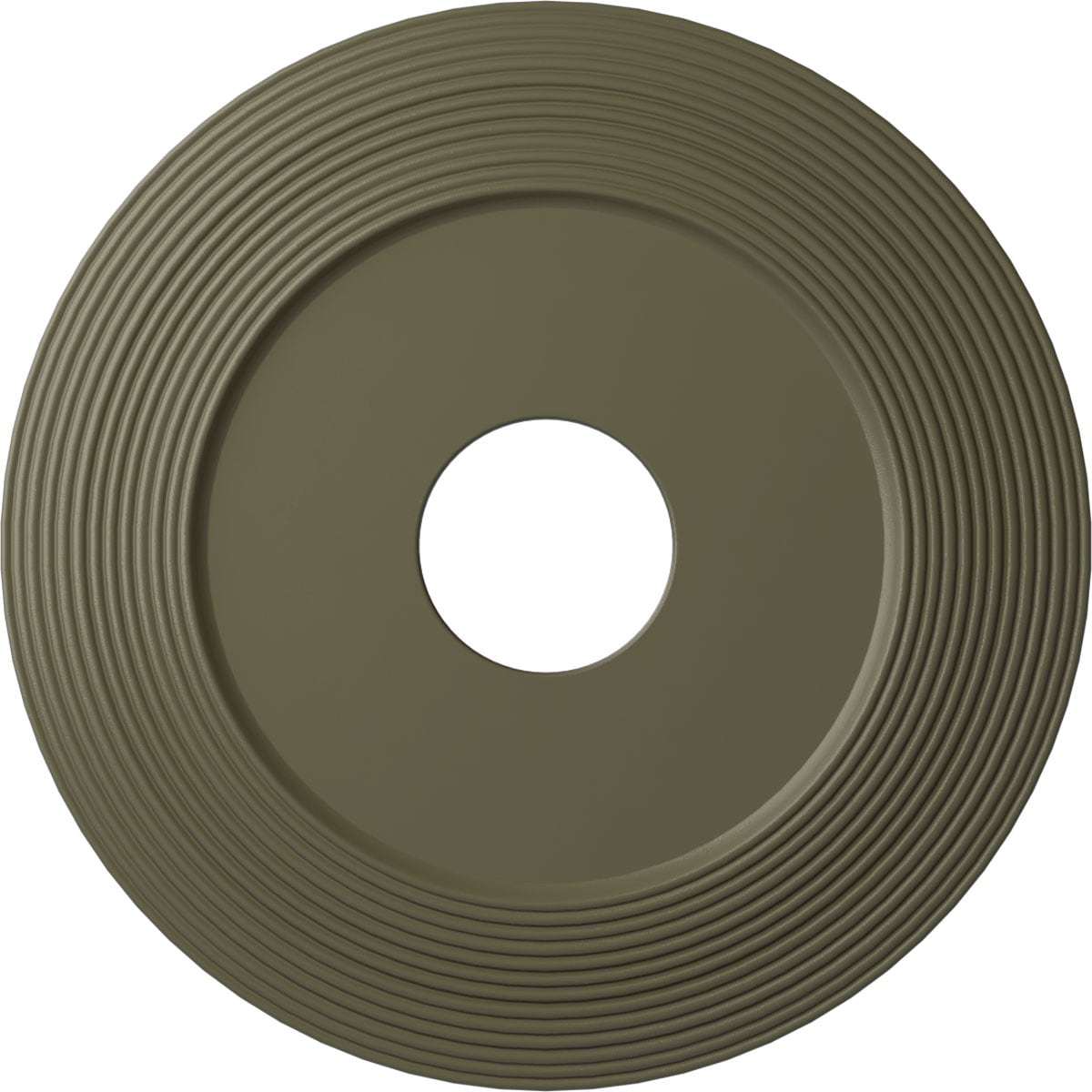 Ekena Millwork CM16ADSSF Adonis 16.125-in W x 16.125-in L Painted Spartan Stone Polyurethane Whole Ceiling Medallion