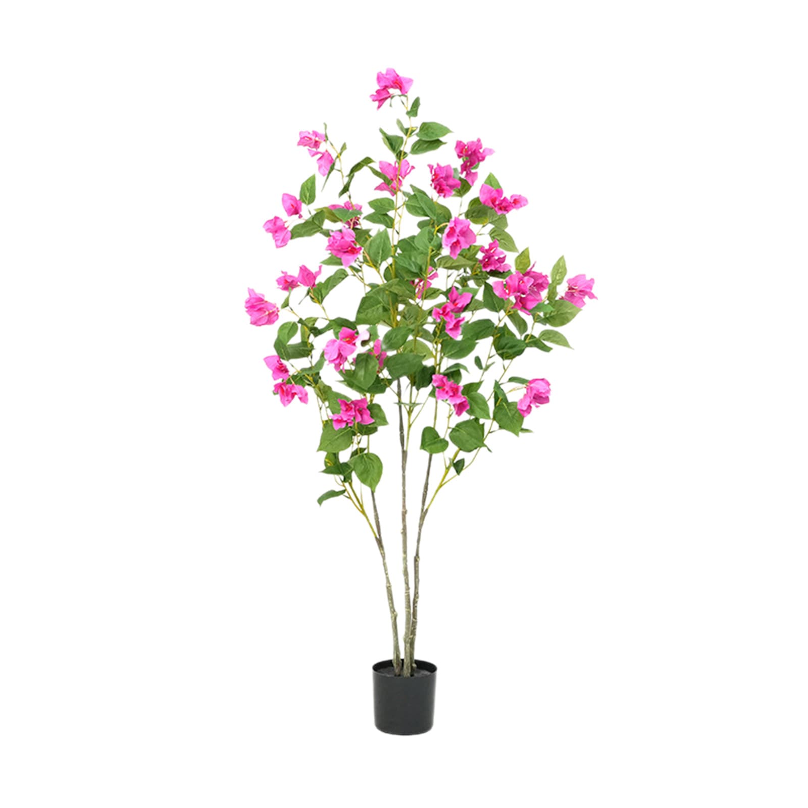 Armen Living WLS-FQZOL-T31JWSMW 4FT Artificial Tree With Real Touch Leaves Green Plant Bougainvillea Tree For Photography Studio Atmosphere Decoration Artificial Landscape