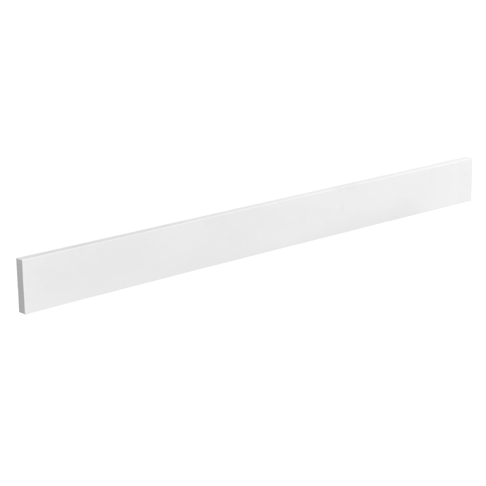 Dornberg 48-in Quartz Bathroom Vanity Backsplash in Pure White