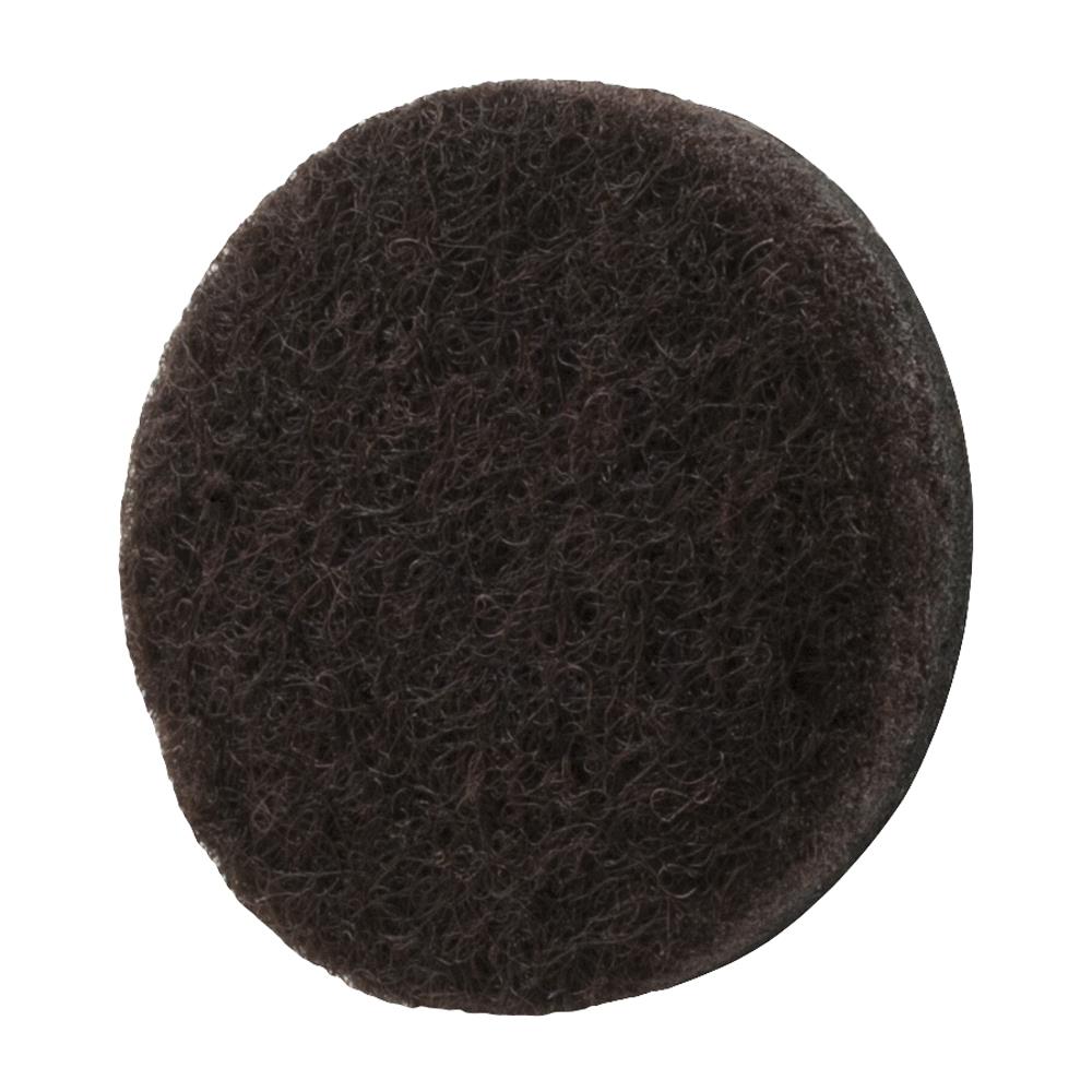 Softtouch 4615495n Brown Self-Stick Round Felt Pads Assorted Sizes 46 Count