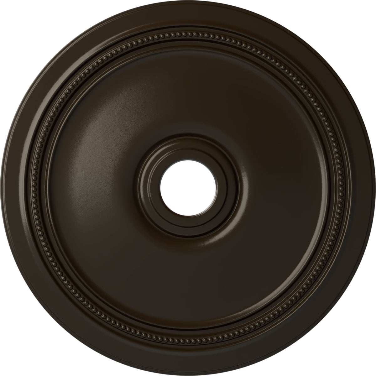 Ekena Millwork CM24DISHF Diane 24-in W x 24-in L Painted Stone Hearth Polyurethane Whole Ceiling Medallion