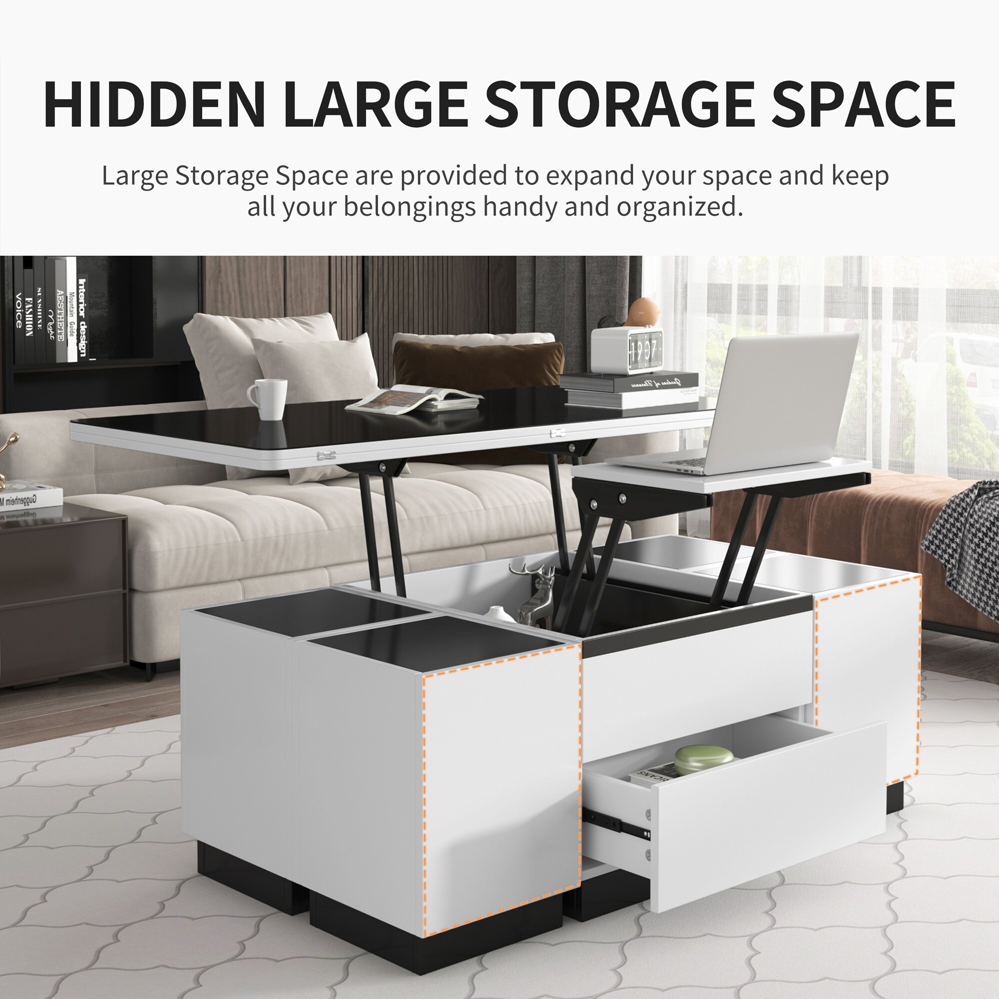 ModernLuxe L3P-CH307467AAK Coffee-Tables - View #9