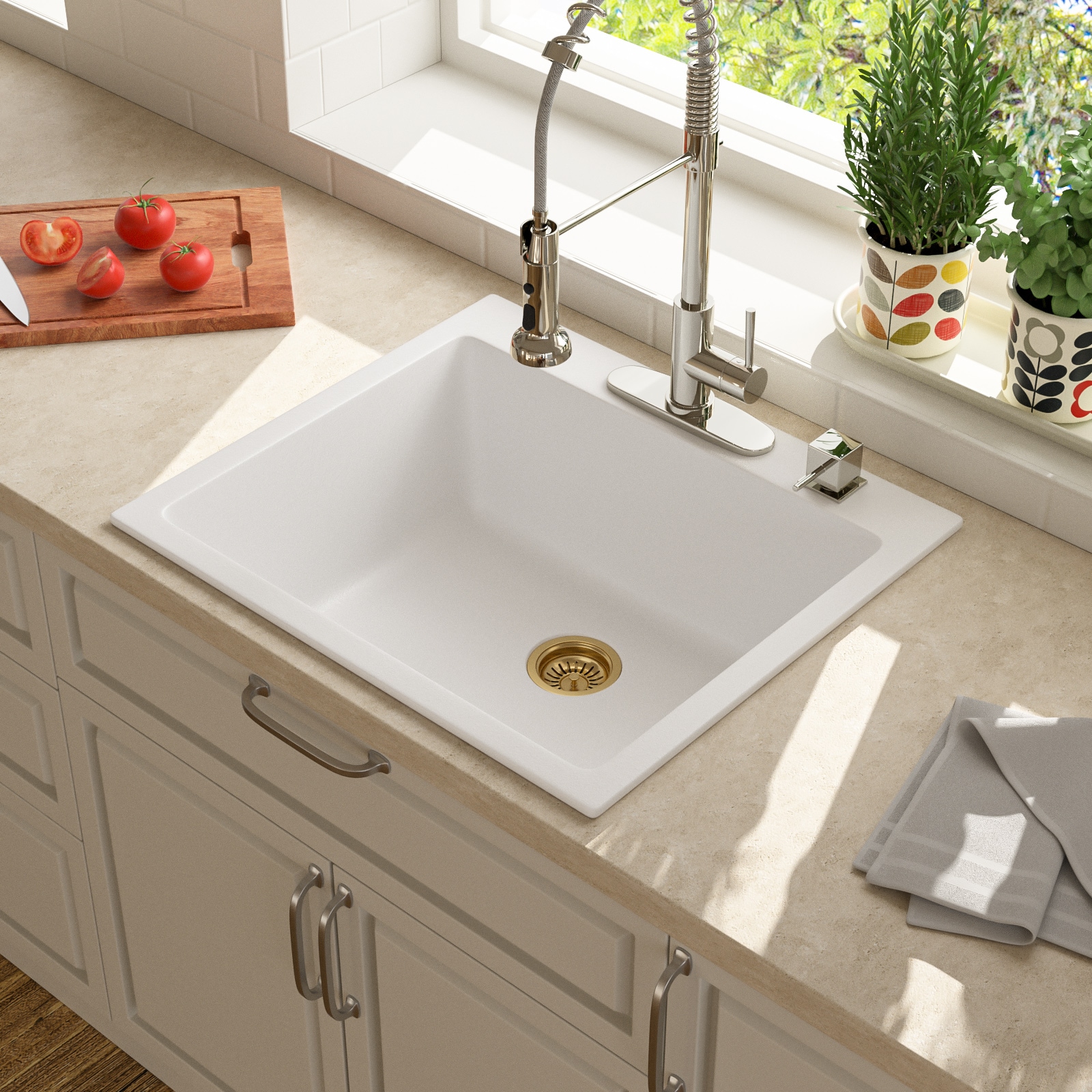 Lordear LD-SYSWHT25 Kitchen-Sinks - View #3