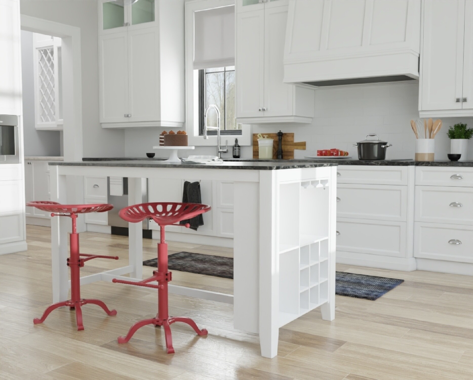 Carolina Cottage 3200-RED stools - View #15