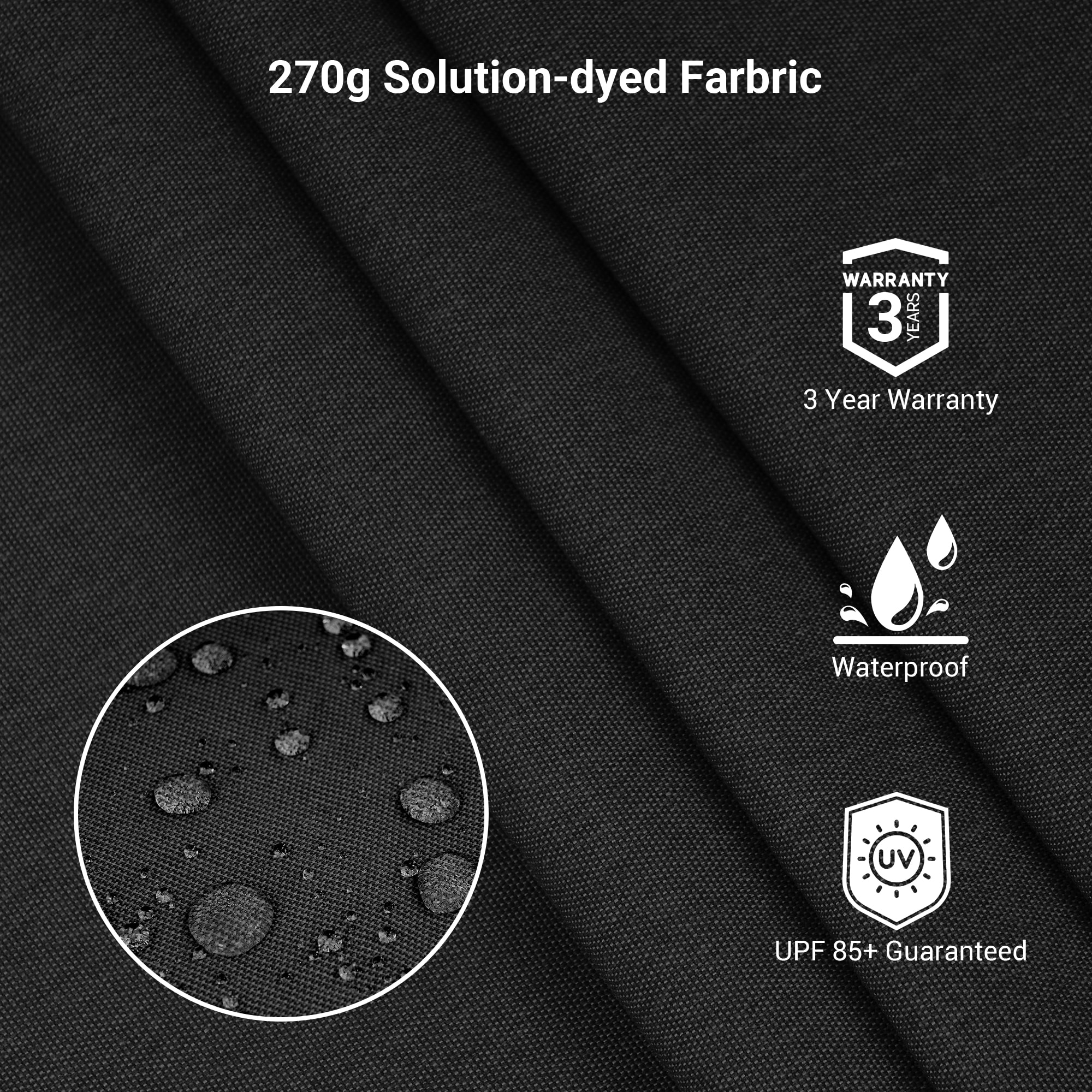 Sonkuki SD-LED140BK-BASE Umbrellas-2 - View #4