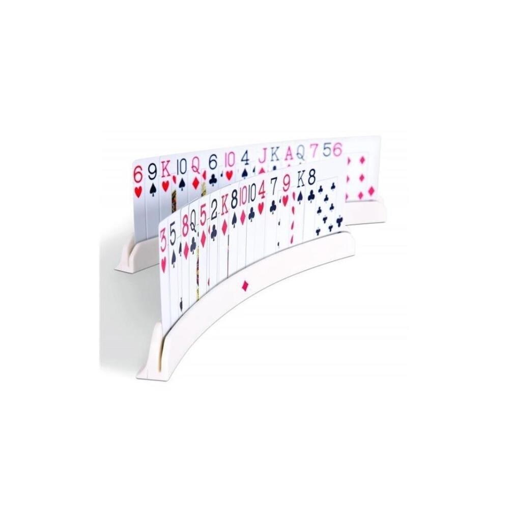  OCI13418 Jobar 8163GOL Ideaworks Gold ARC Playing Card Holder, Set of 4