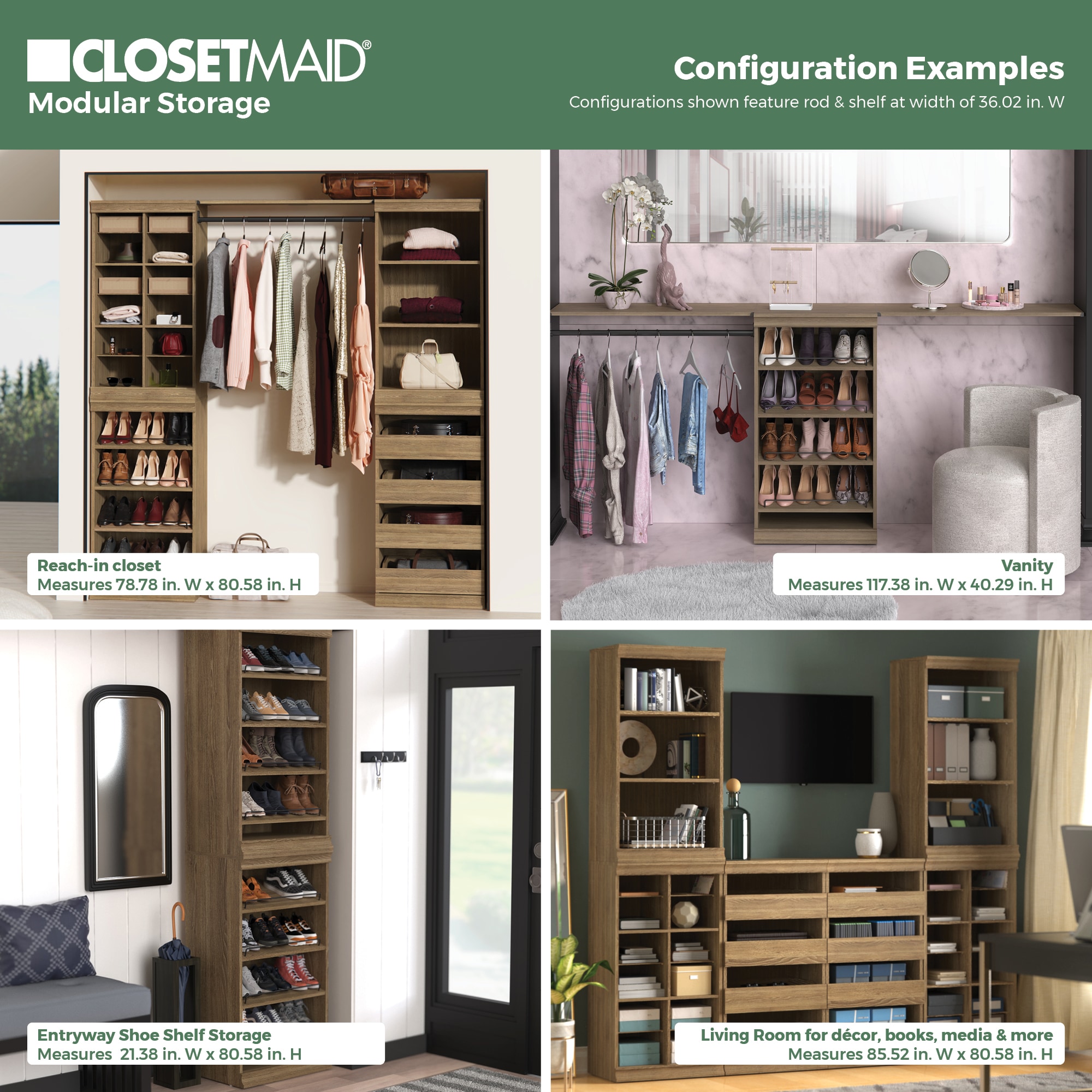 ClosetMaid 10000-05619 Wood-Closet-Shelves - View #13