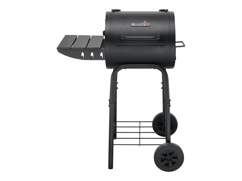 Char Broil American Gourmet 18 in W Black Barrel Charcoal Grill at