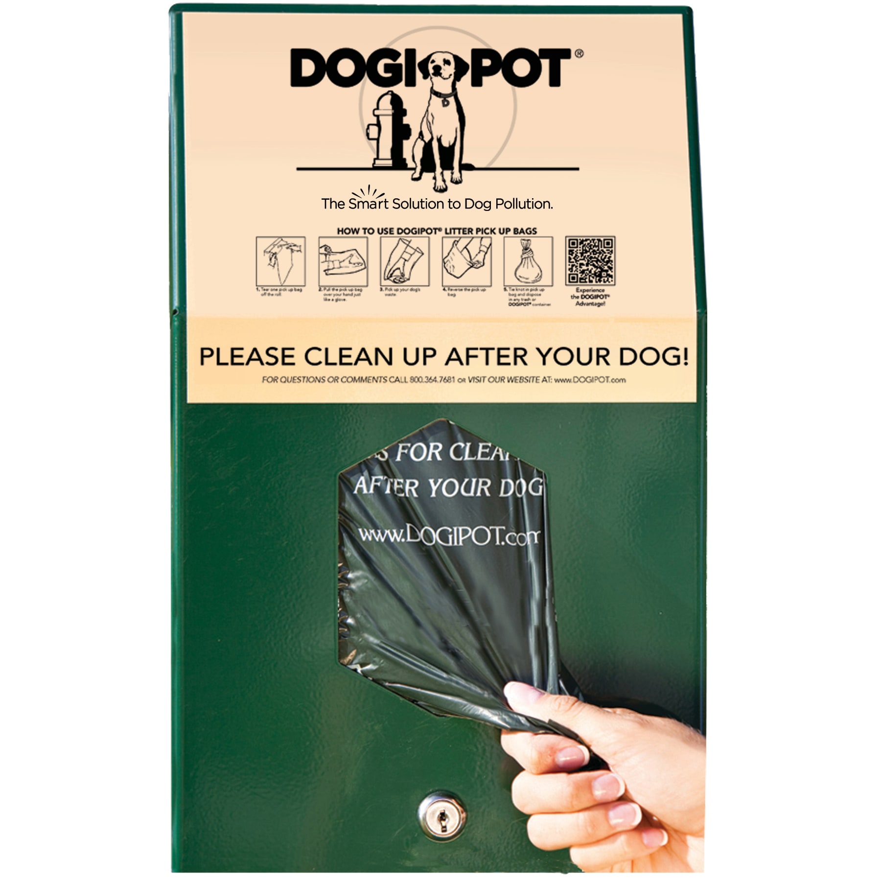 DOGIPOT Commercial Pet Waste Station with Bag Dispenser in the ...