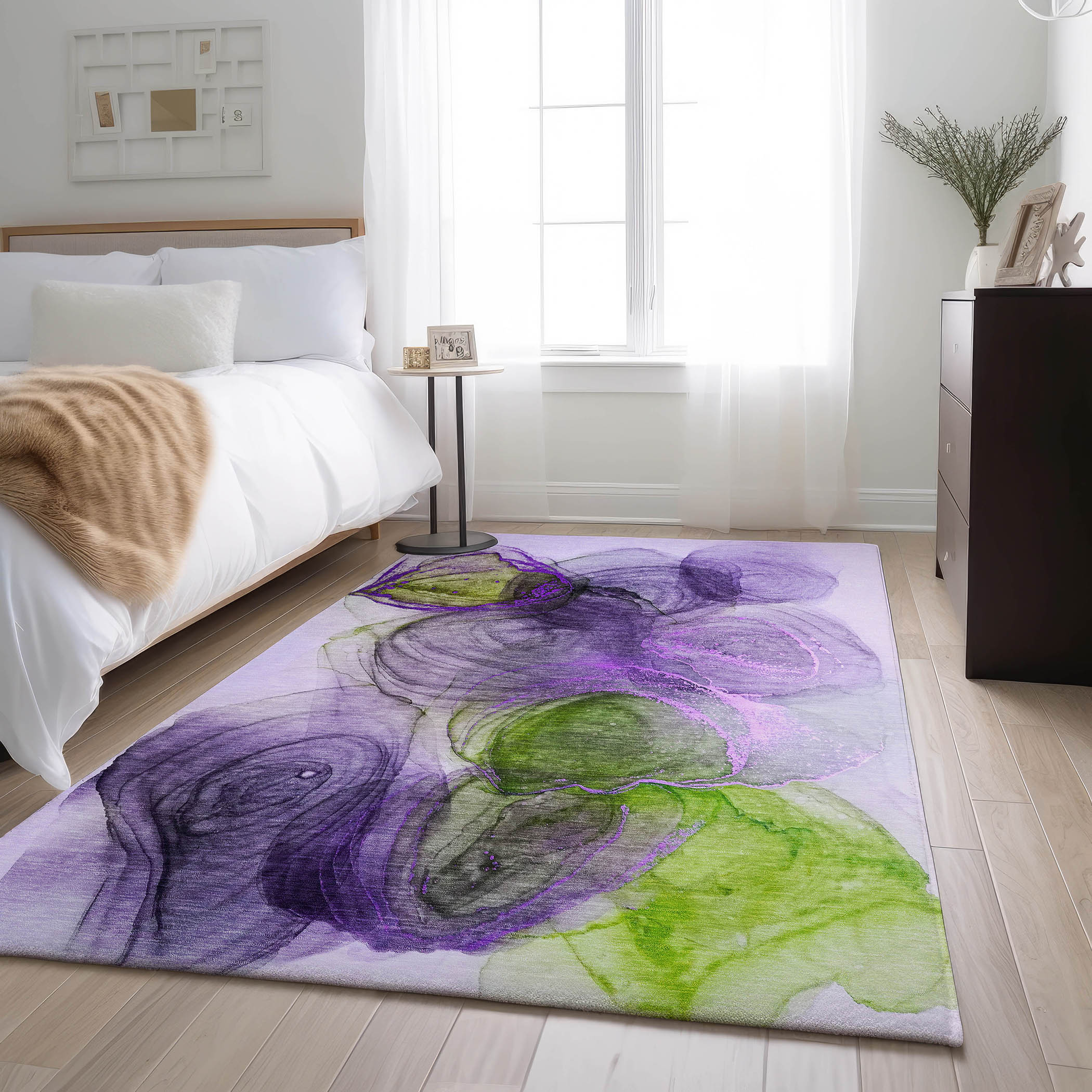 Addison Rugs AMF542NA20X30 Mayfield AMF542NA 2 x 3 (ft) Loomed Polyester Navy Rectangular Indoor Geometric Machine washable Area rug