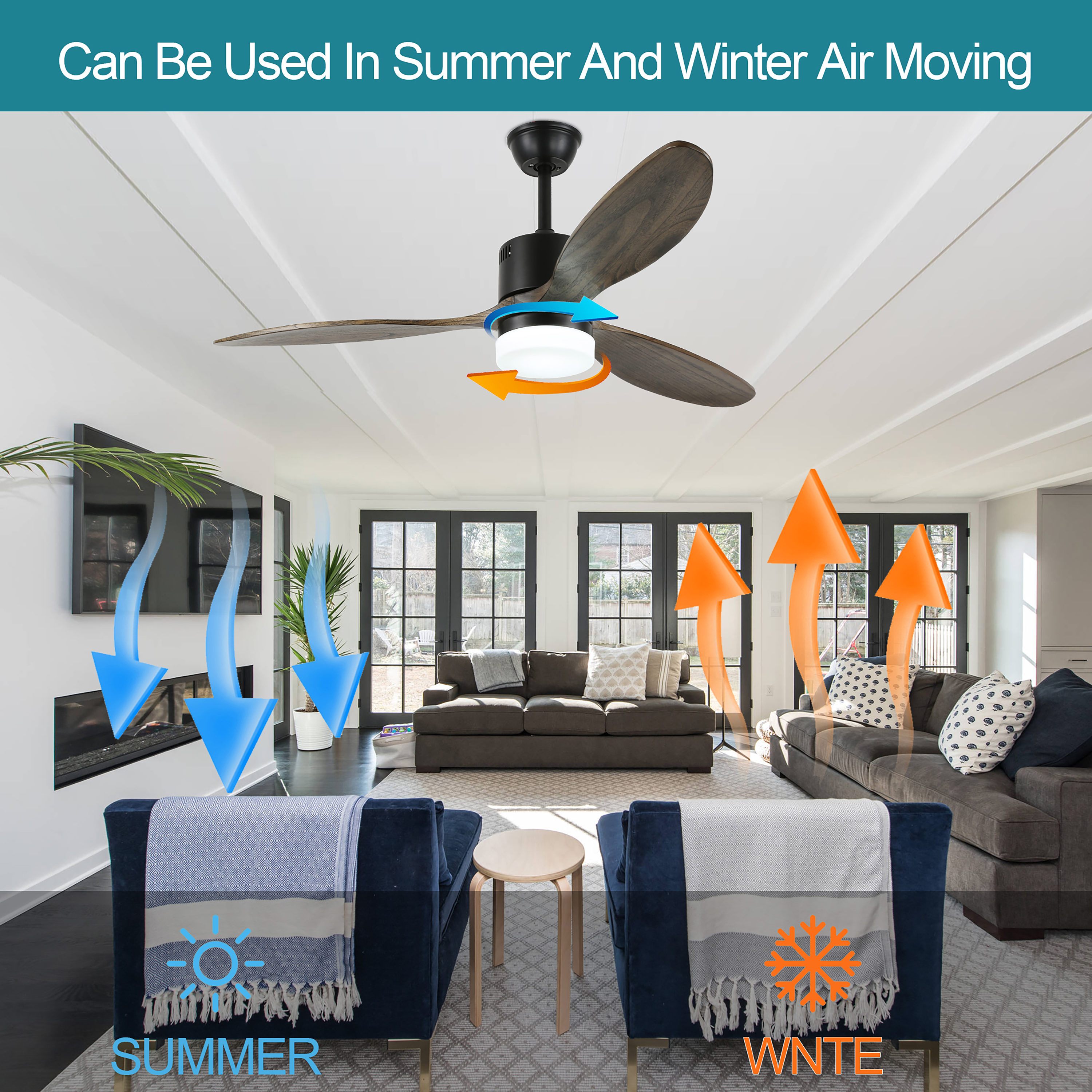 Cusp Barn DC5204 Ceiling-Fans - View #7