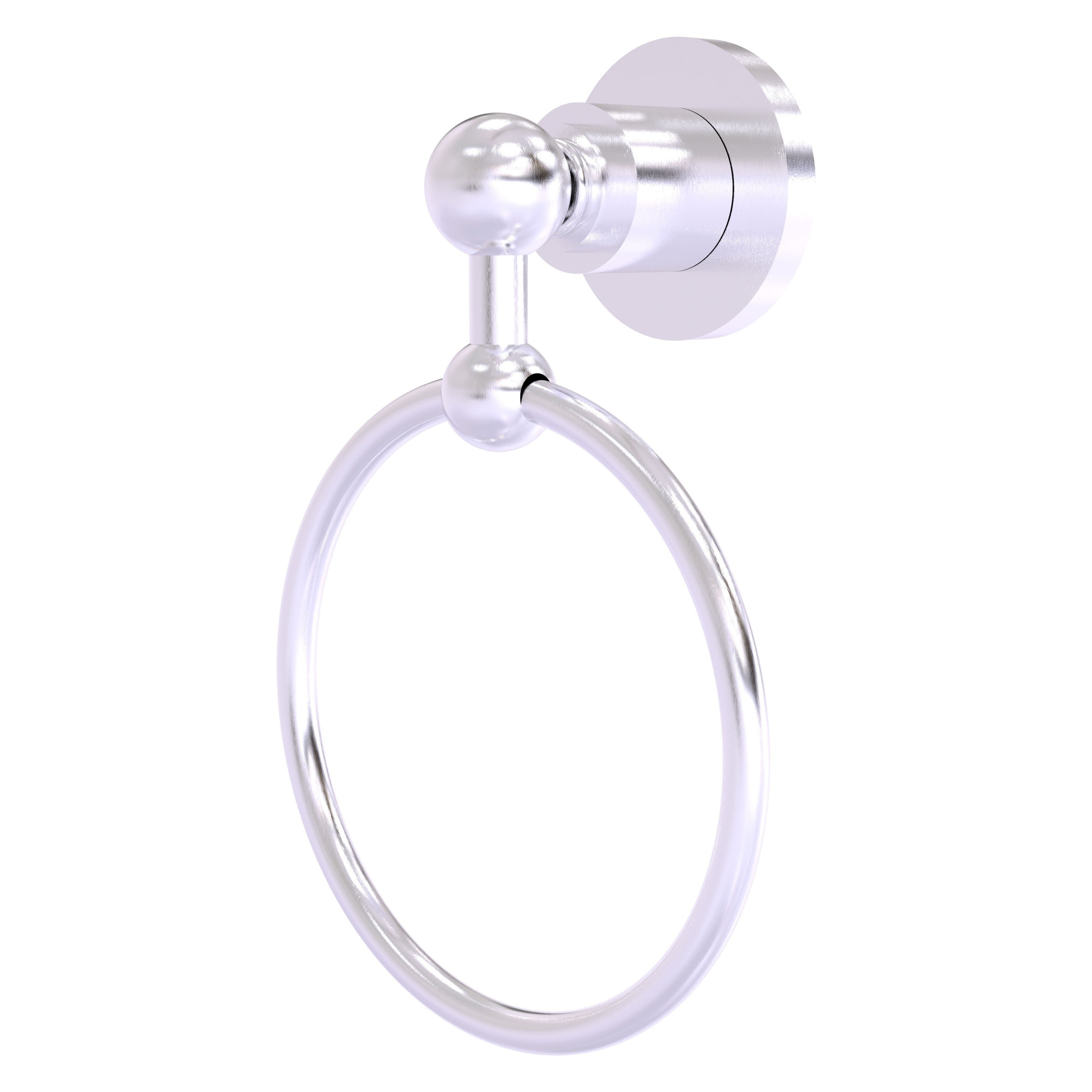 Allied Brass AP-16-SCH Astor Place Satin Chrome Wall mount Single Towel Ring