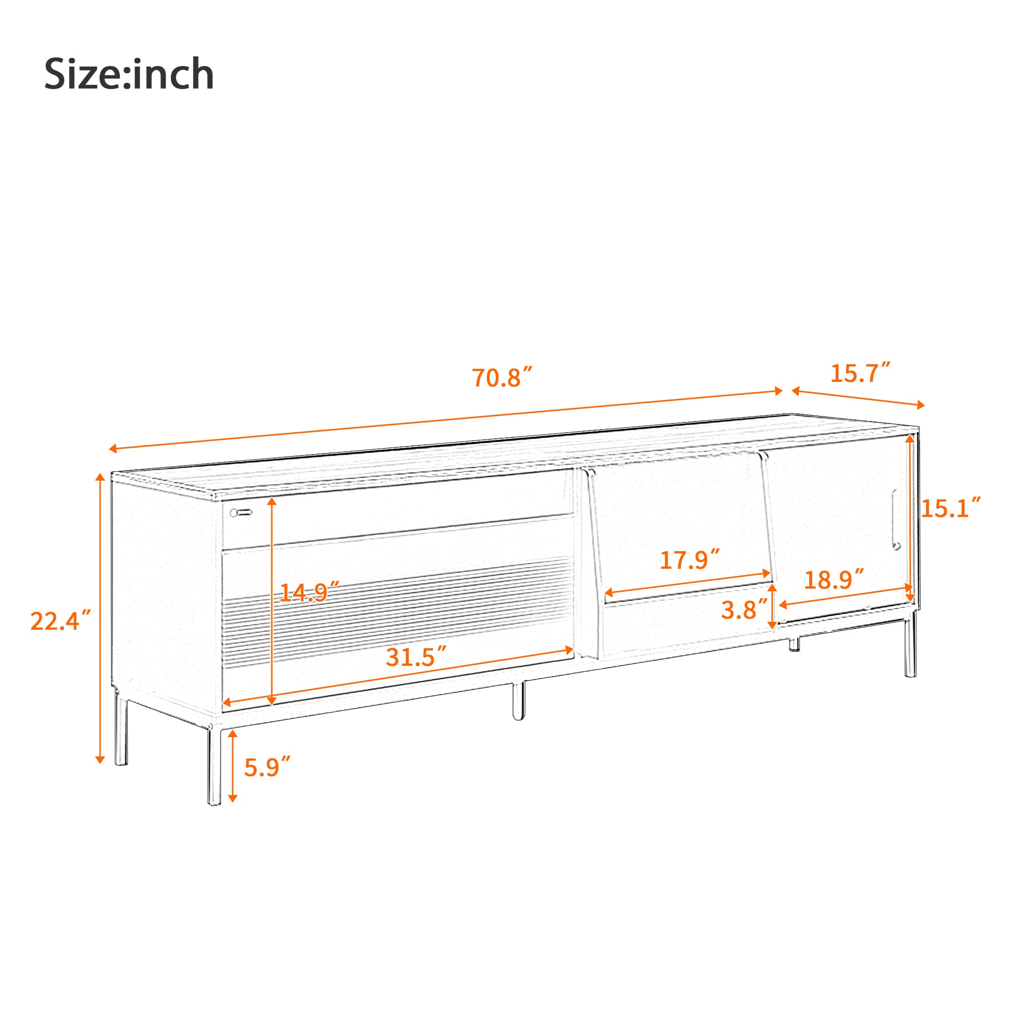 CESICIA LHC03 Tv-Stands - View #4