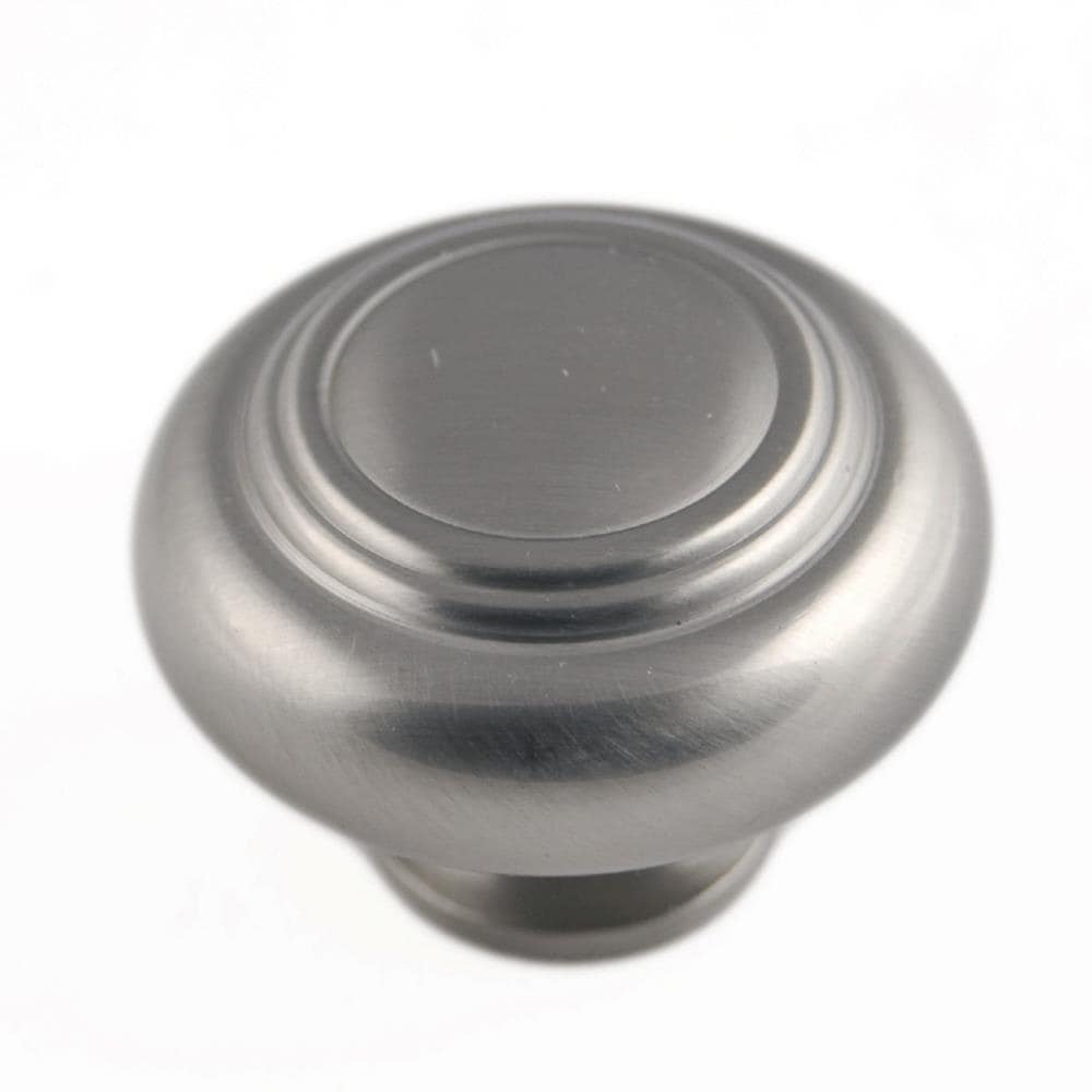 RK International CK 707-P Satin nickel Round Transitional Cabinet Knob
