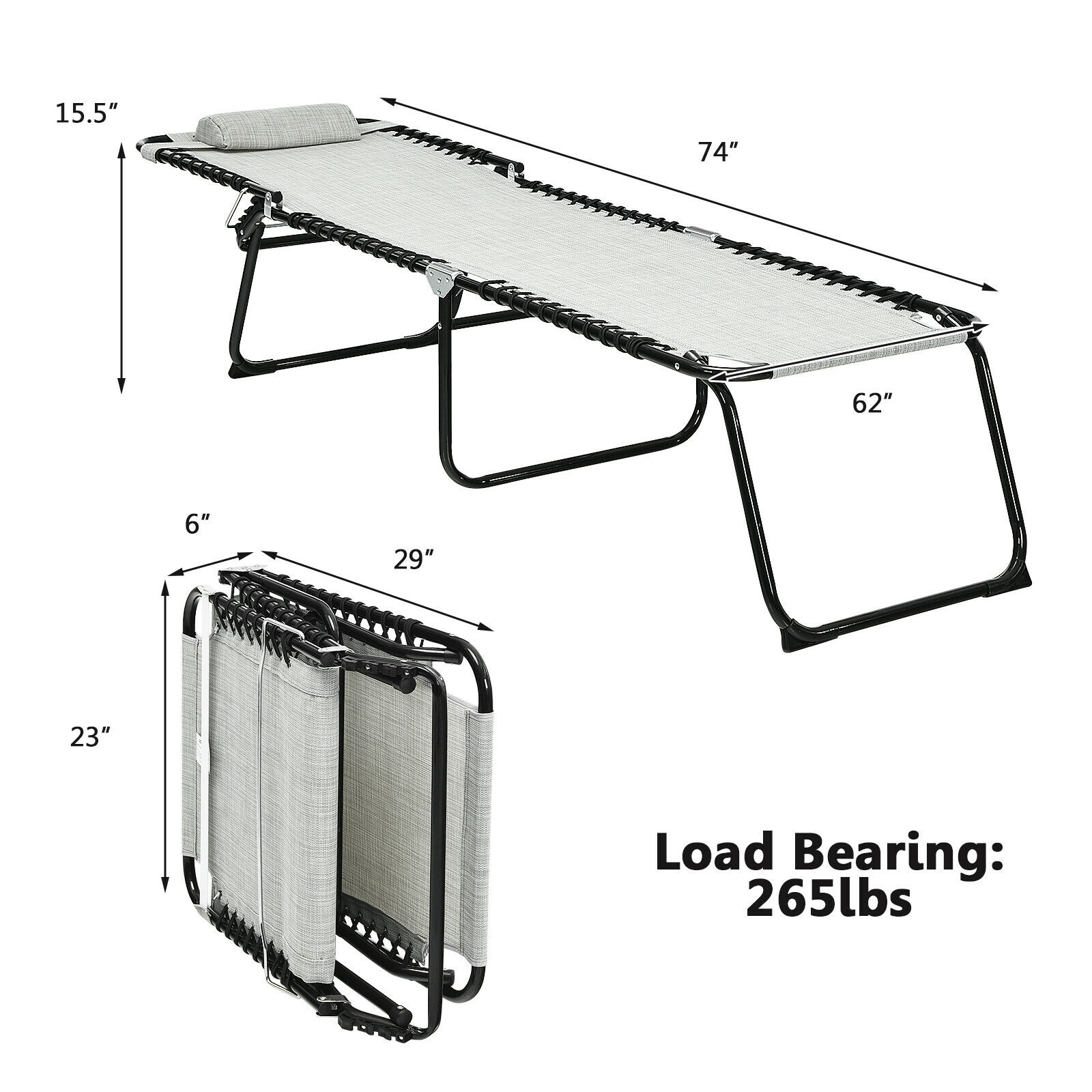 CASAINC WF-OP3564BL Patio-Chairs - View #7