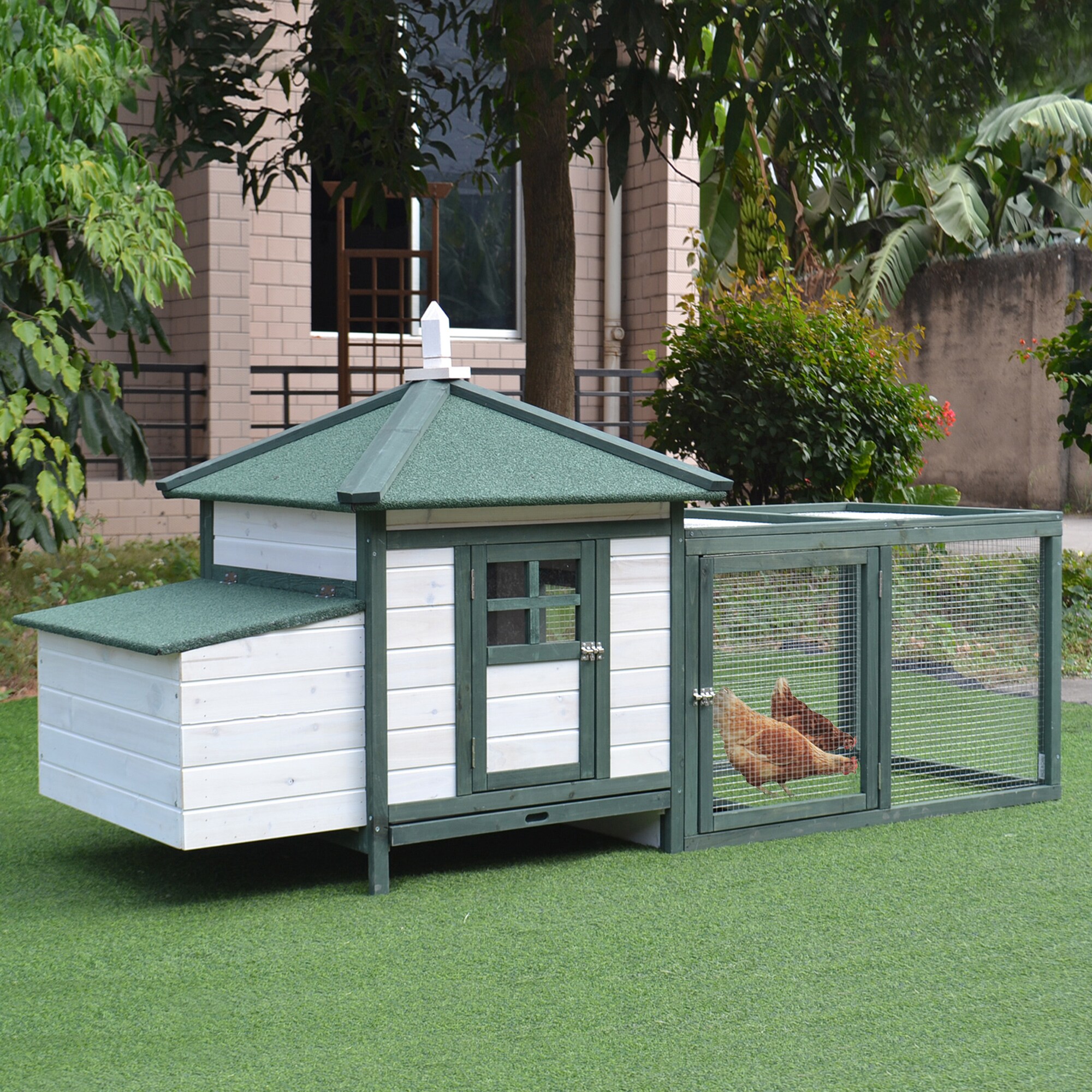 Tinyhomie LW-Y-OR-6605 Chicken-Coops-Rabbit-Hutches - View #2