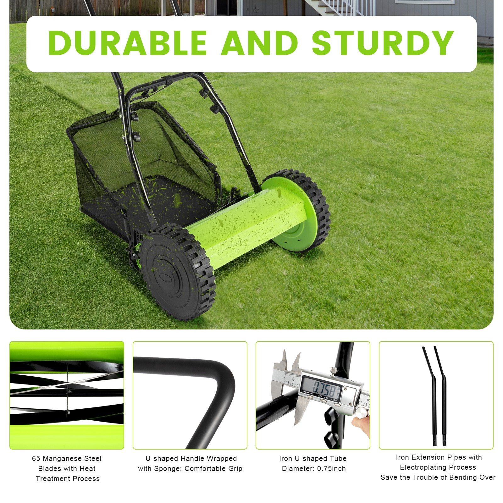 CNCEST OT-ZJGJ-4345 Push-Mower-Reel - View #3