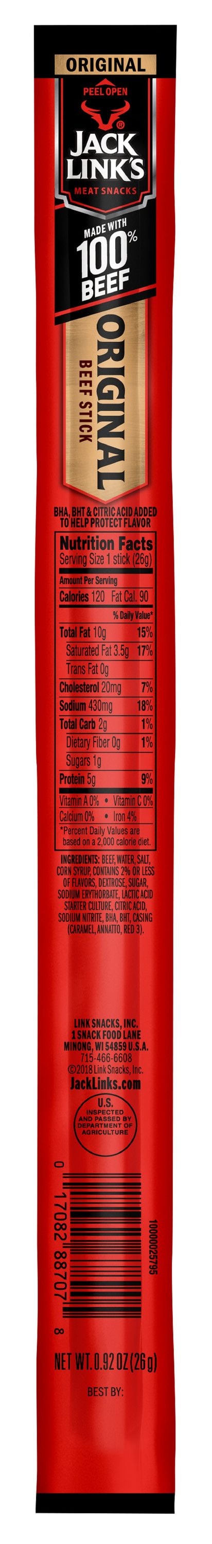 Jack Link's JLB88708 0.92-oz. Meat snacks