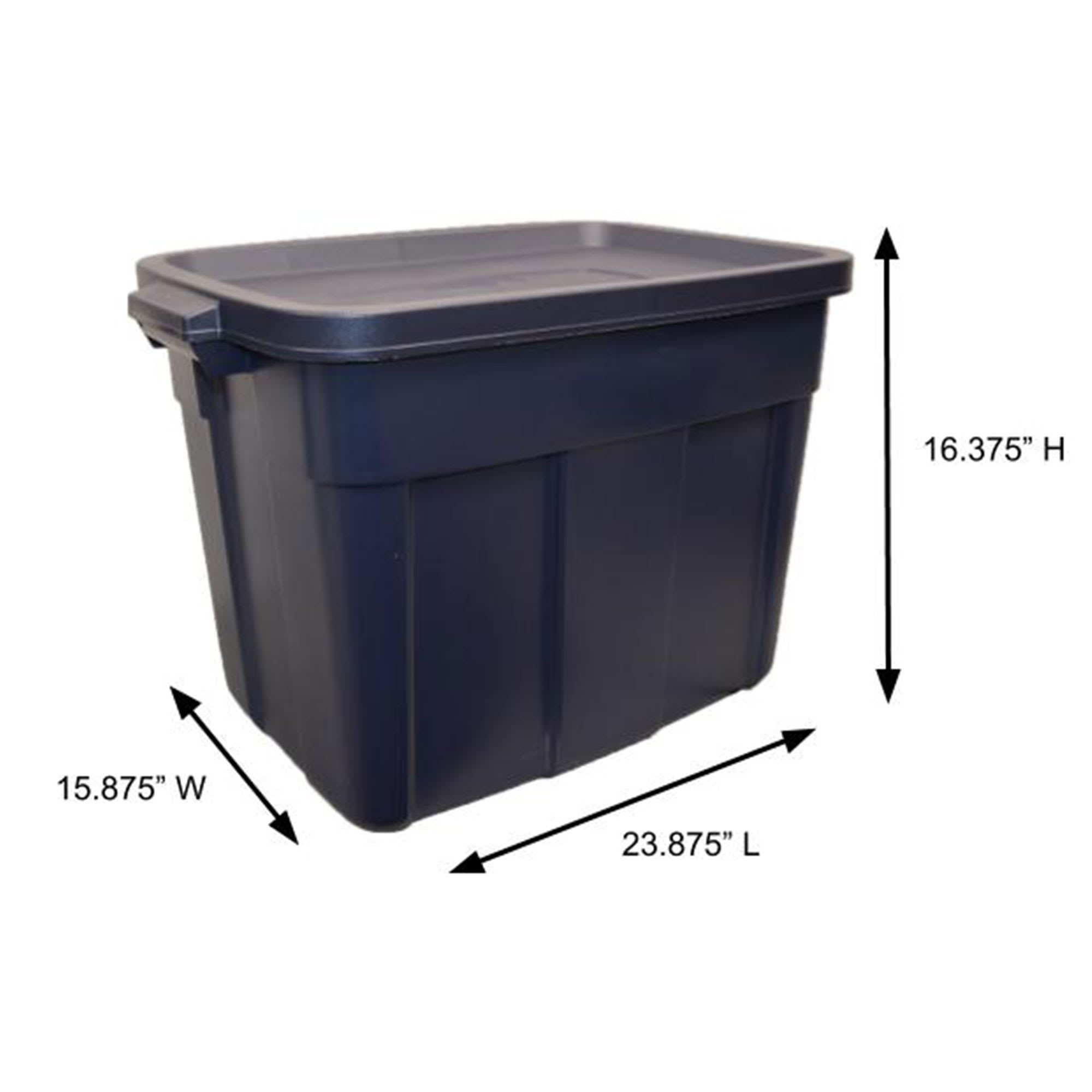 Rubbermaid 152993 Plastic-Storage-Totes - View #2
