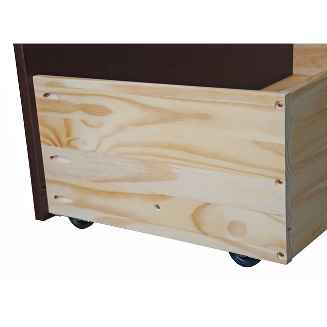 Palace Imports 2 Drawers Java Wheeled Wood Drawer Palace Imports 2 Drawers Java Wheeled Wood Drawer