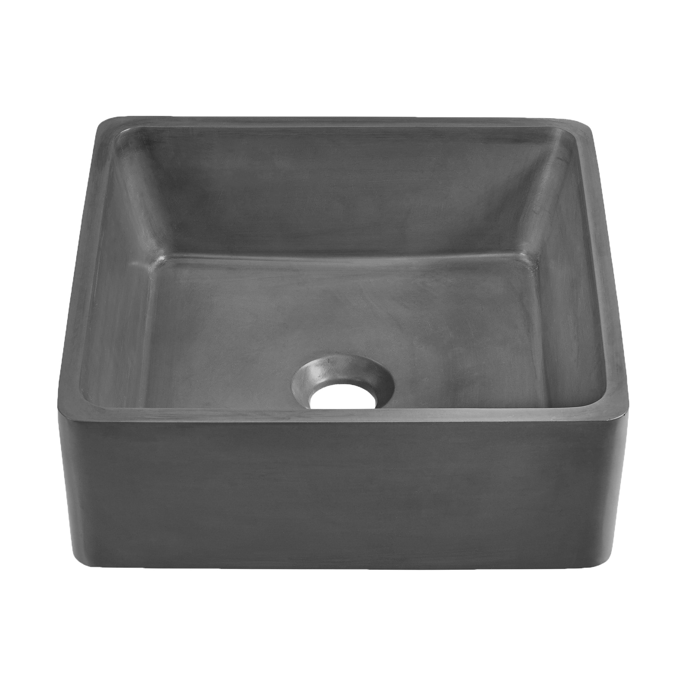 New on sale concrete bathroom vessel sink Square modern