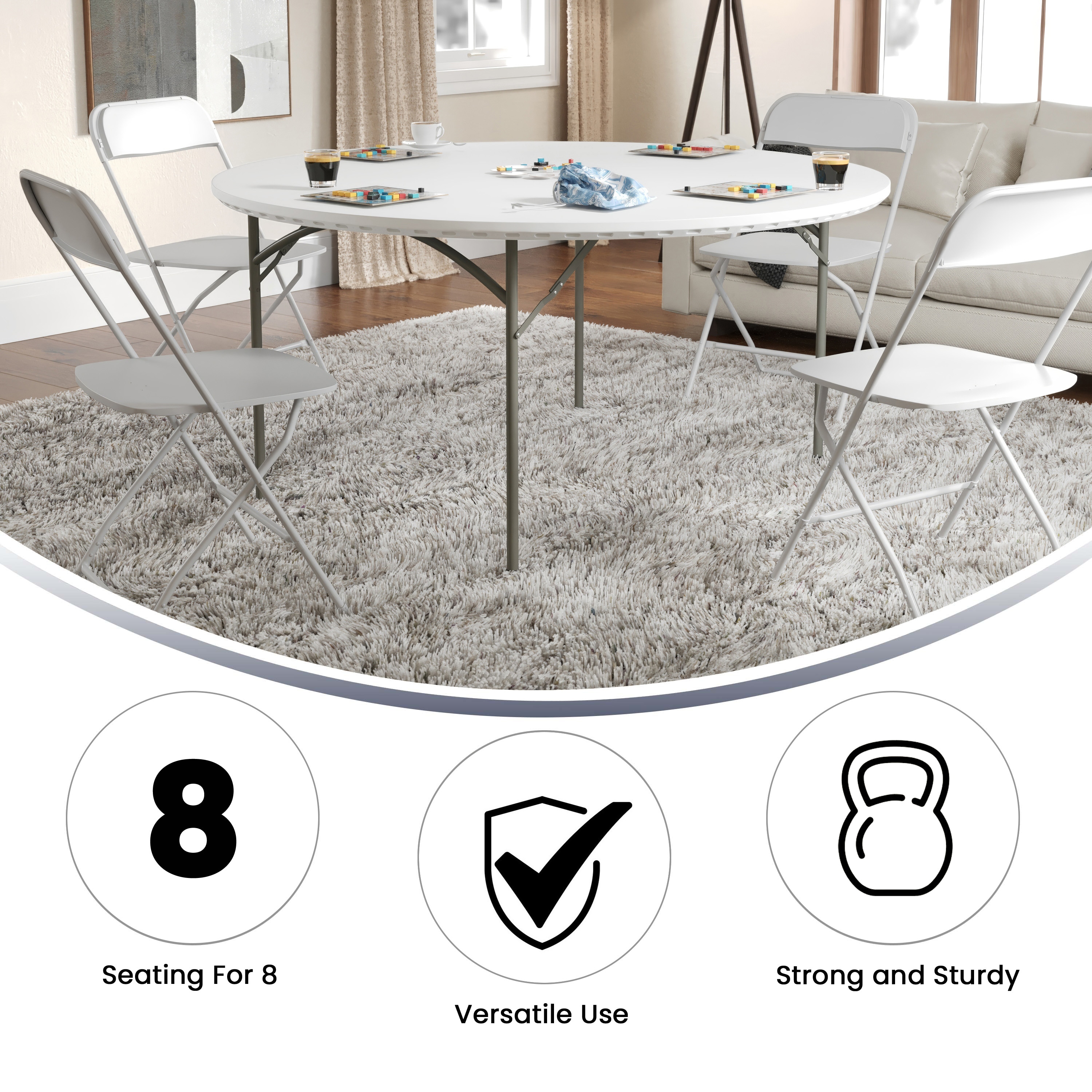 Flash Furniture 847254034777 Folding-Tables - View #4