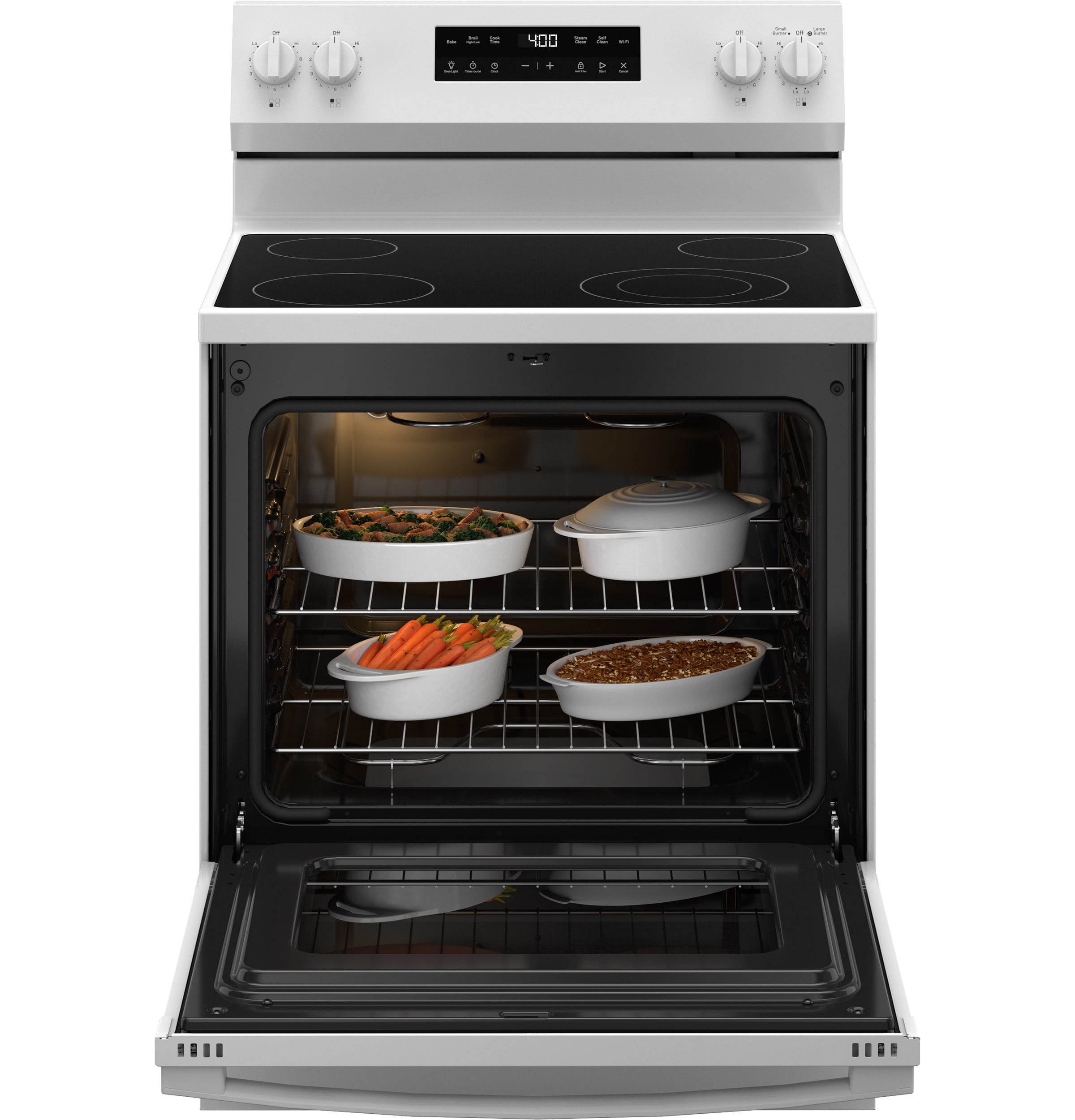 GE GRF400PVWW Freestanding-Electric-Ranges - View #2