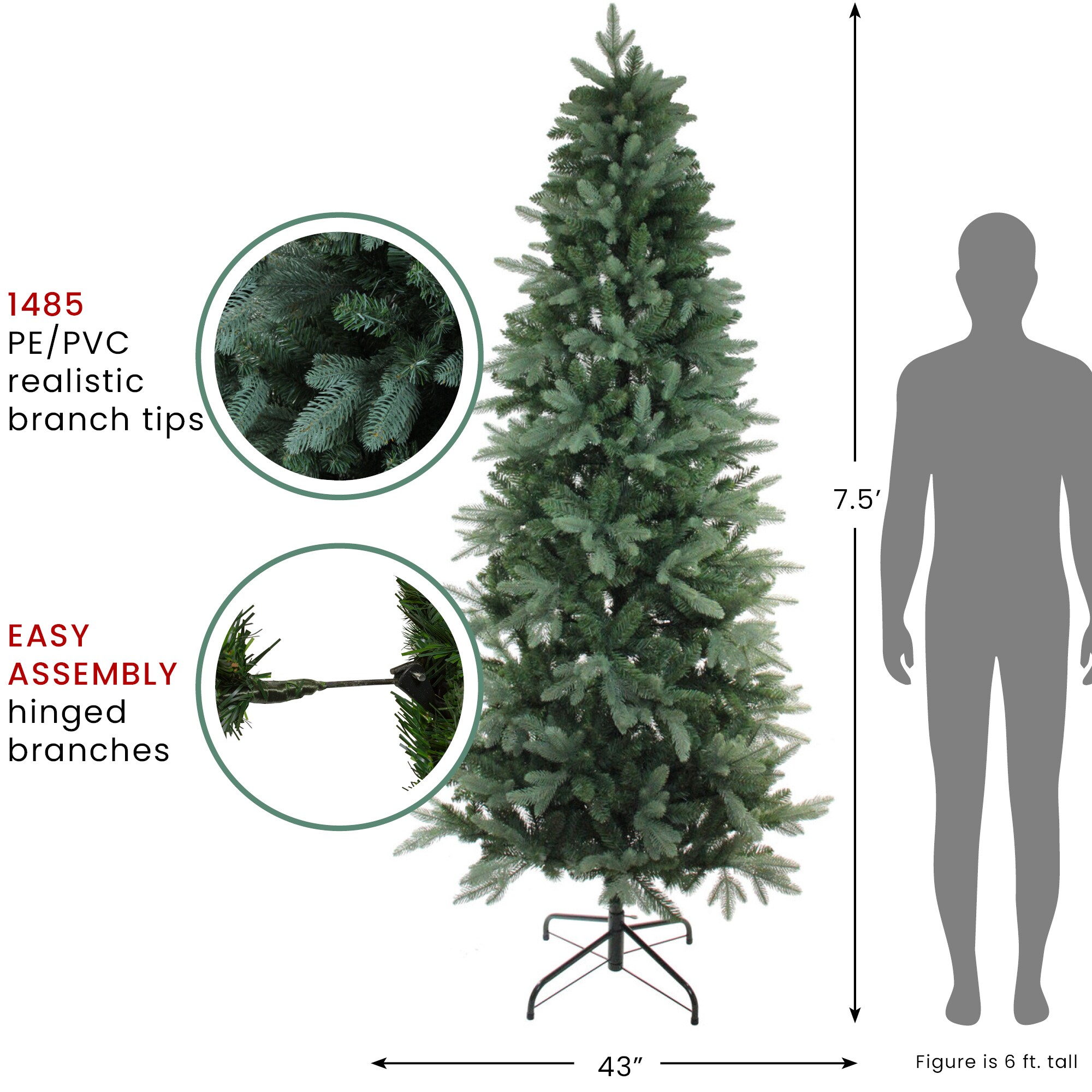 Northlight 32632667 Artificial-Christmas-Trees - View #7