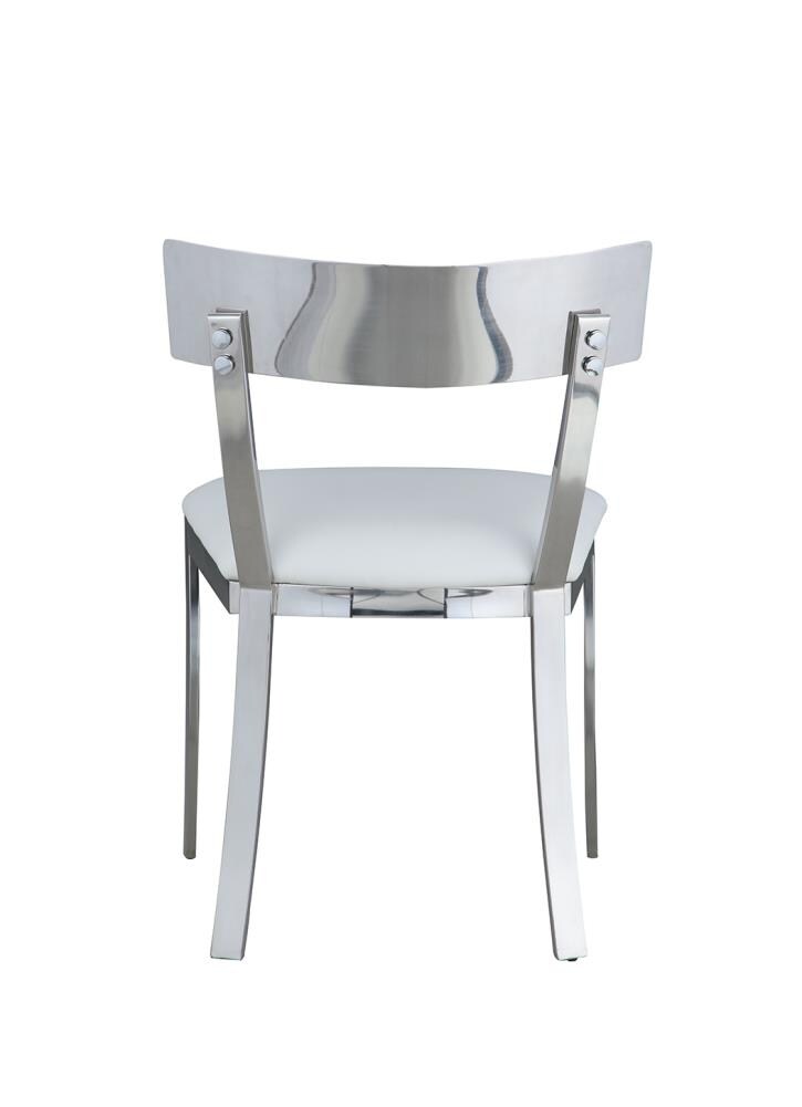 Chintaly Imports MAIDEN-SC-WHT Dining-Chairs - View #5