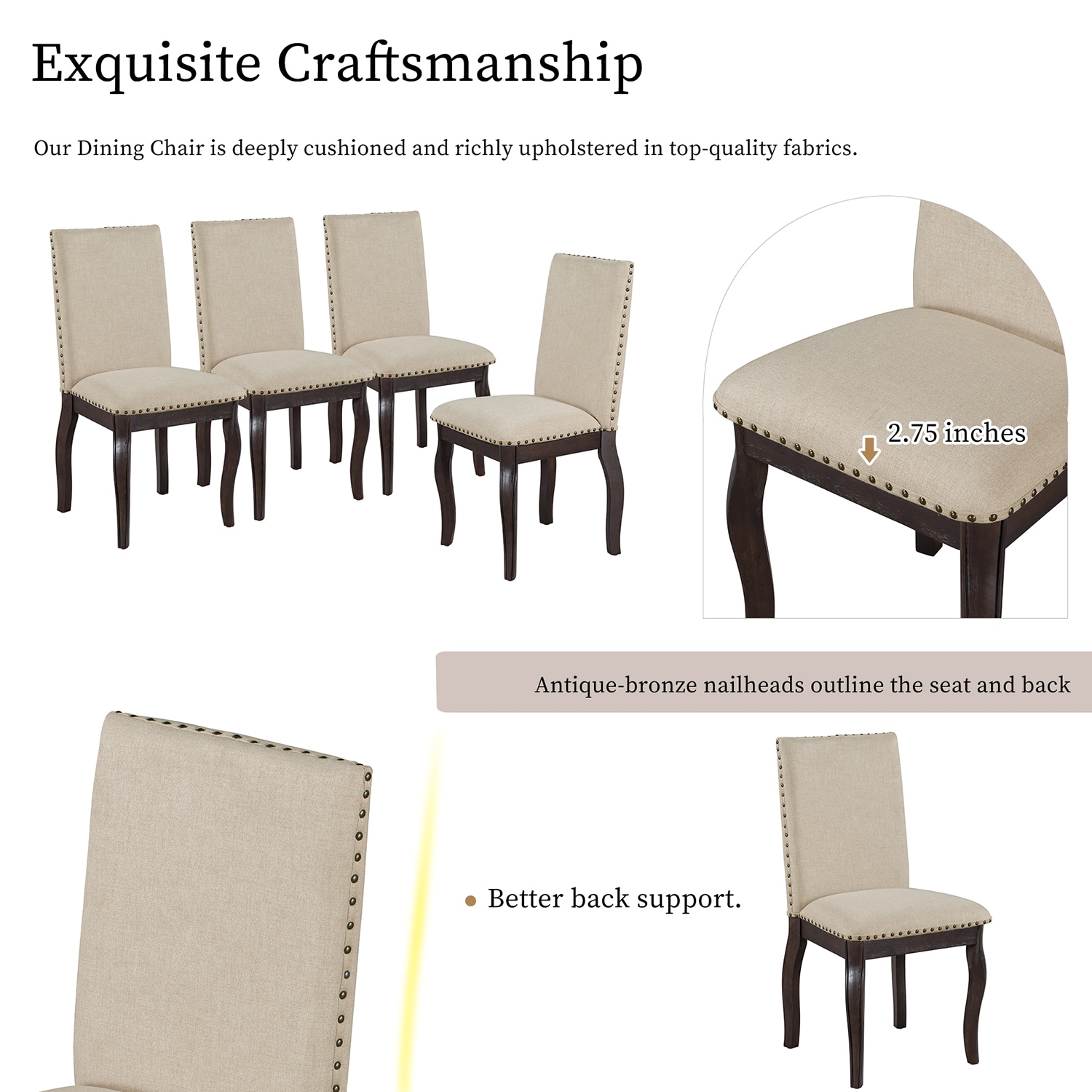 SINOFURN SYA010107BG Dining-Chairs - View #7