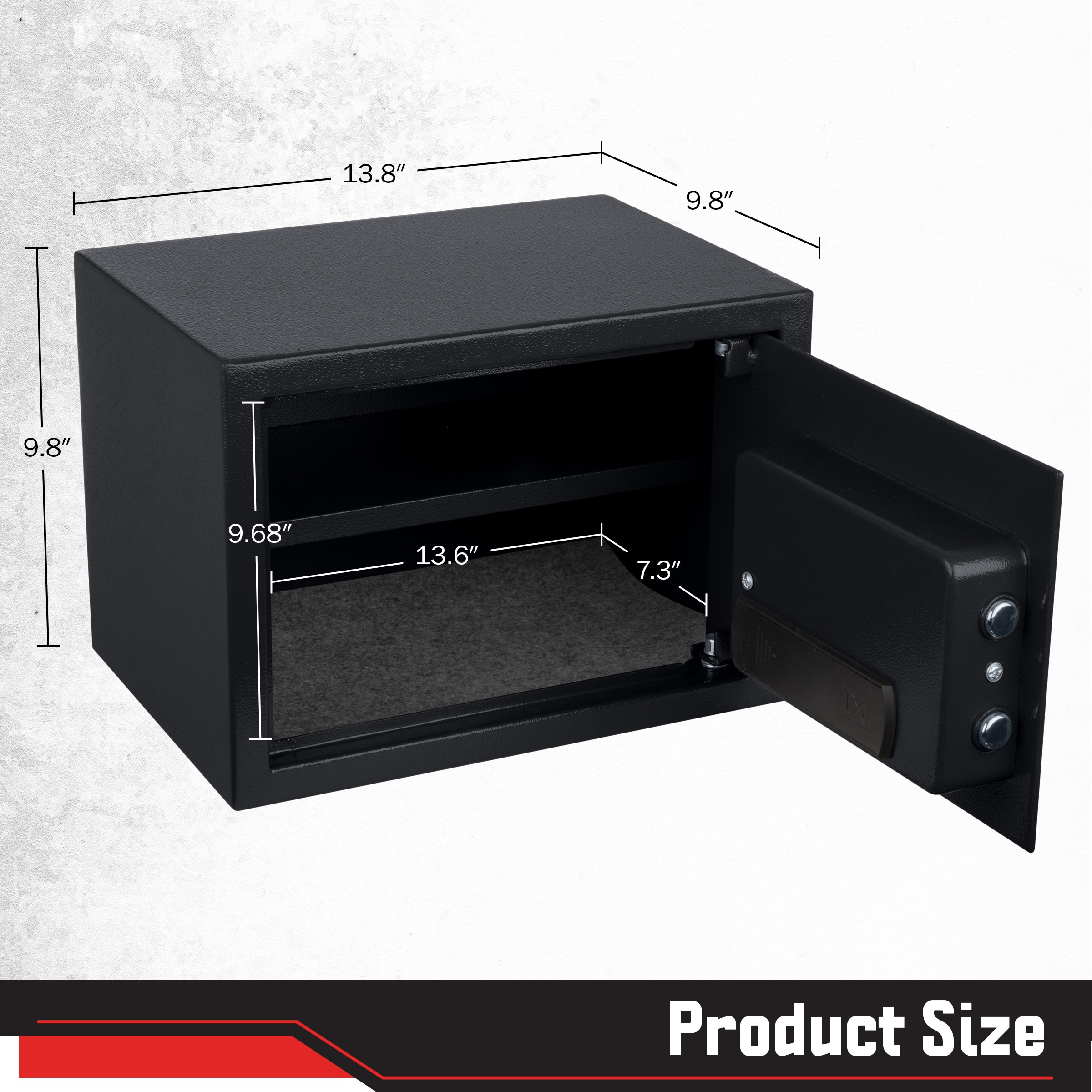Stalwart 65-FIN-25 Chest-Safes - View #5