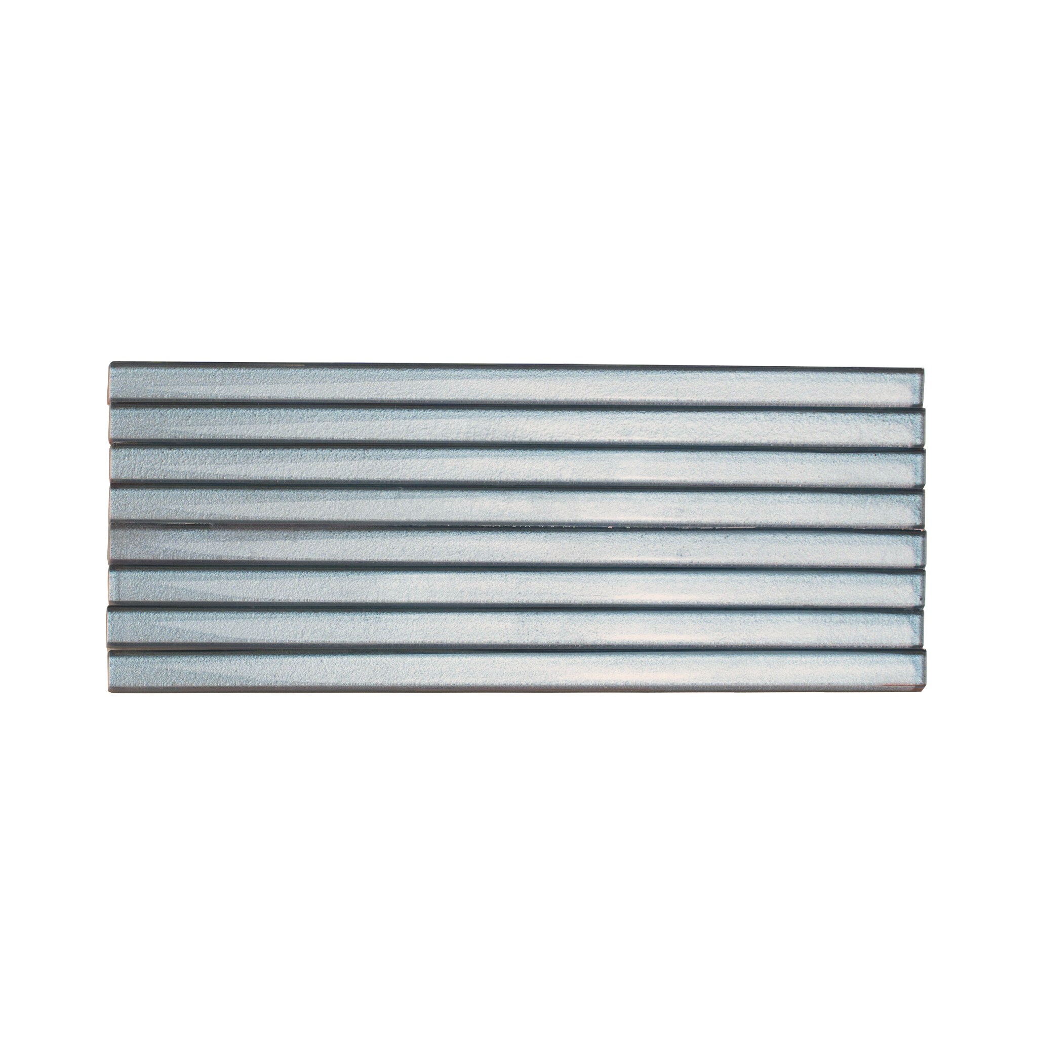 Apollo Tile 10 pack 0.6-in W x 12-in L Glass Glossy Pencil Liner Tile Trim (0.5 Sq ft/case)