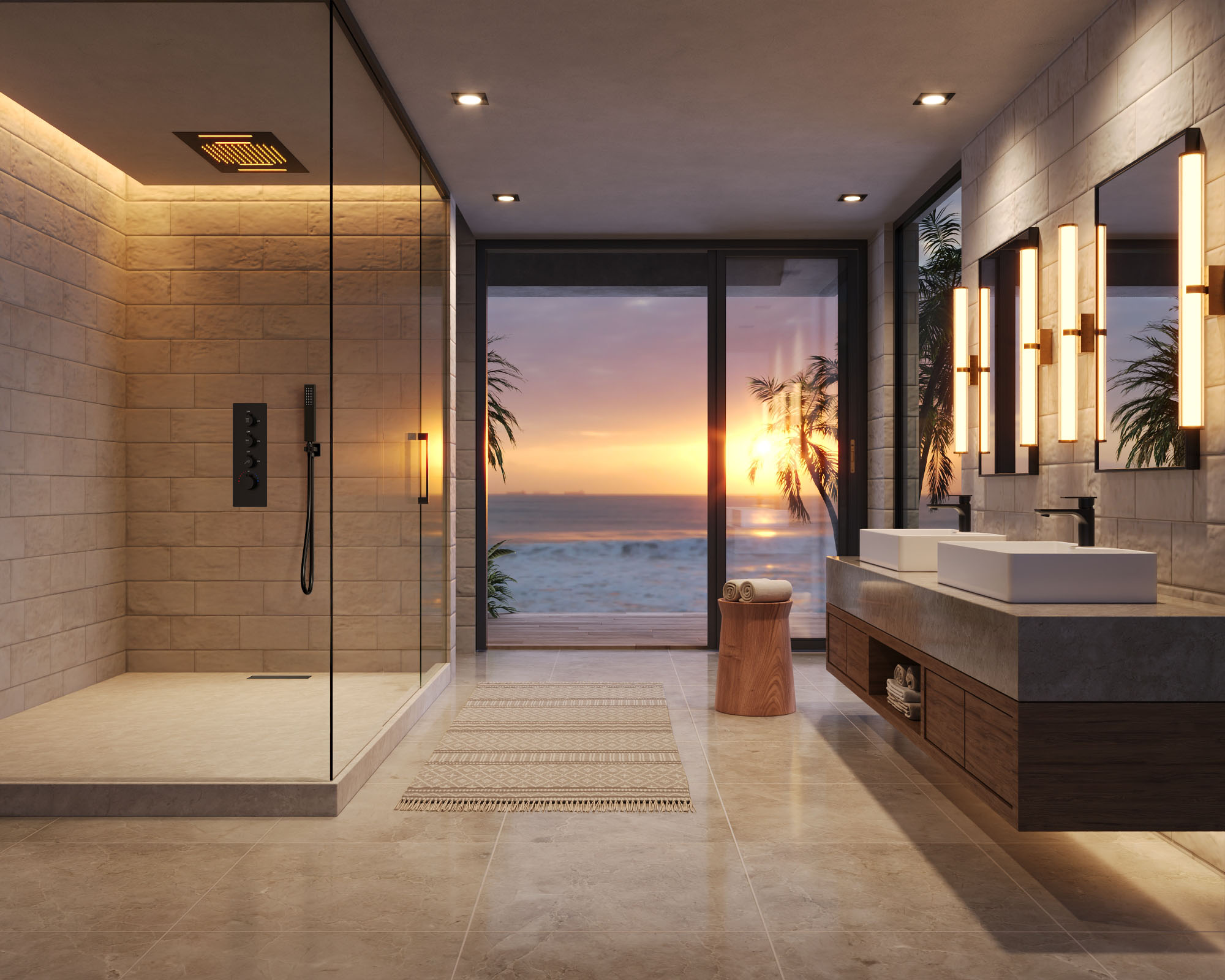 GRANDJOY SGF10GJ-24-BL23 Showerhead-Bar-Panels - View #4