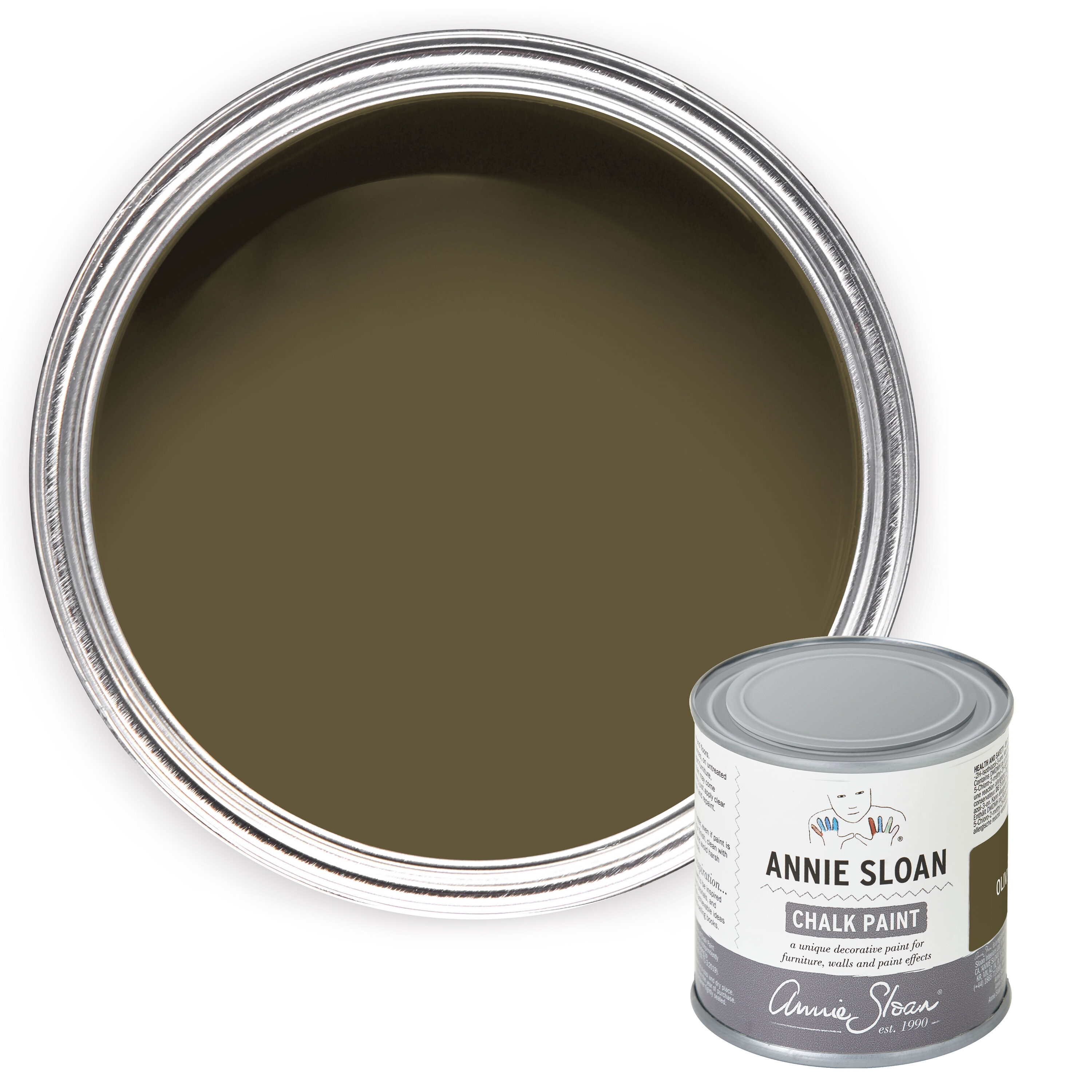 Annie Sloan P014OLV.1201.01 Flat Olive Chalky ( 4-fl oz )