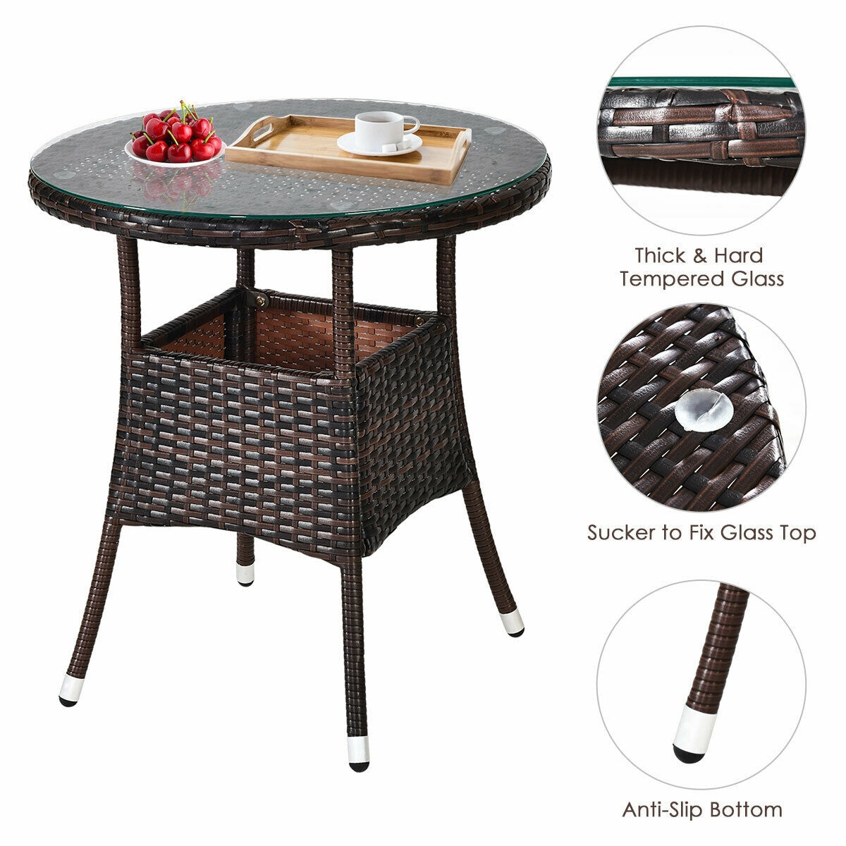 Forclover HYFE-68655ABN Patio-Conversation-Sets - View #5
