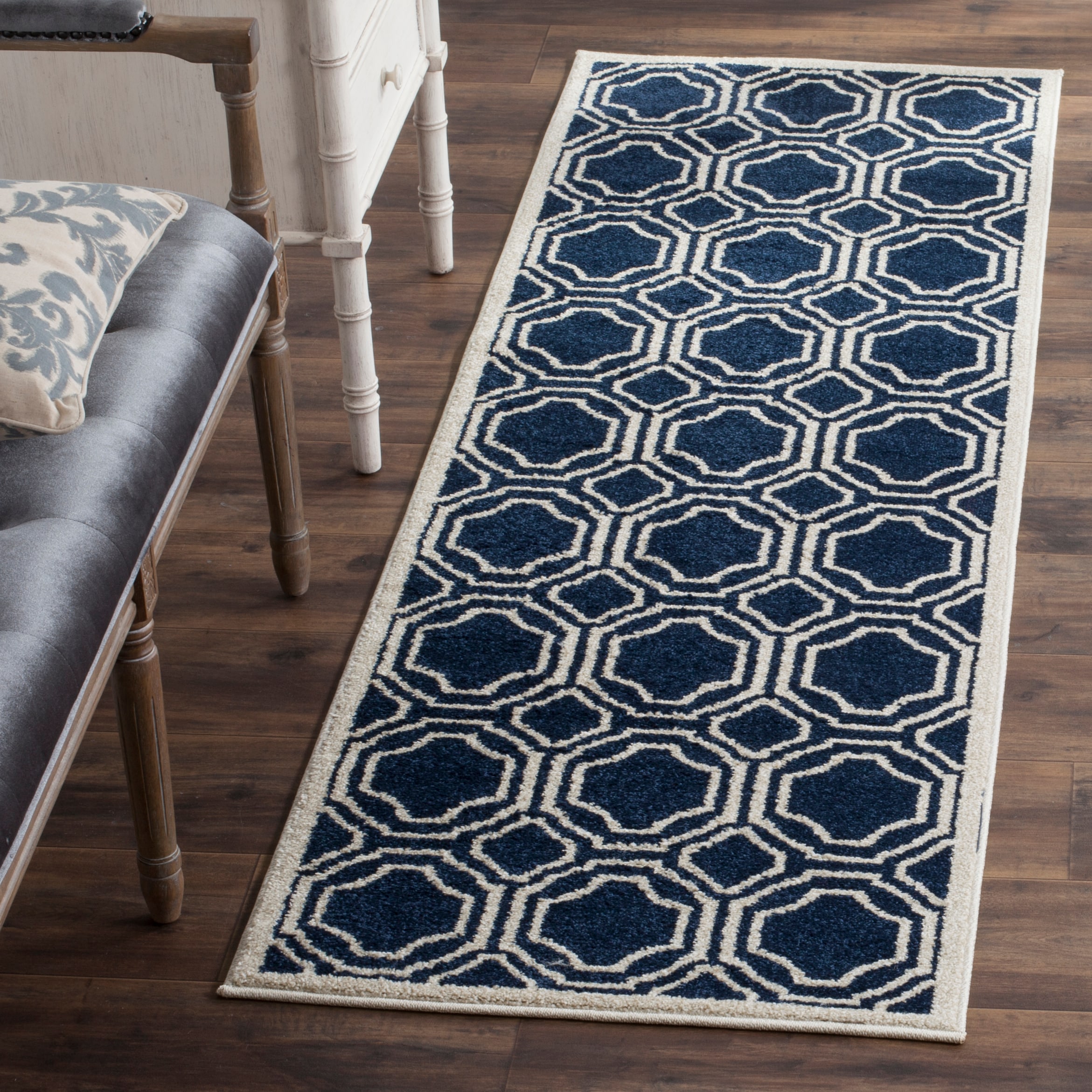 Amherst 24 Bath Rug Blue