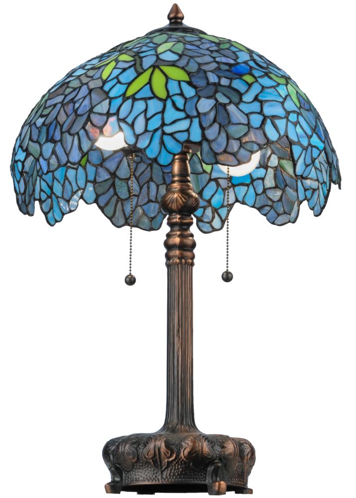 Tiffany Studios, Large Wisteria Electric Lamp - 1000Museums