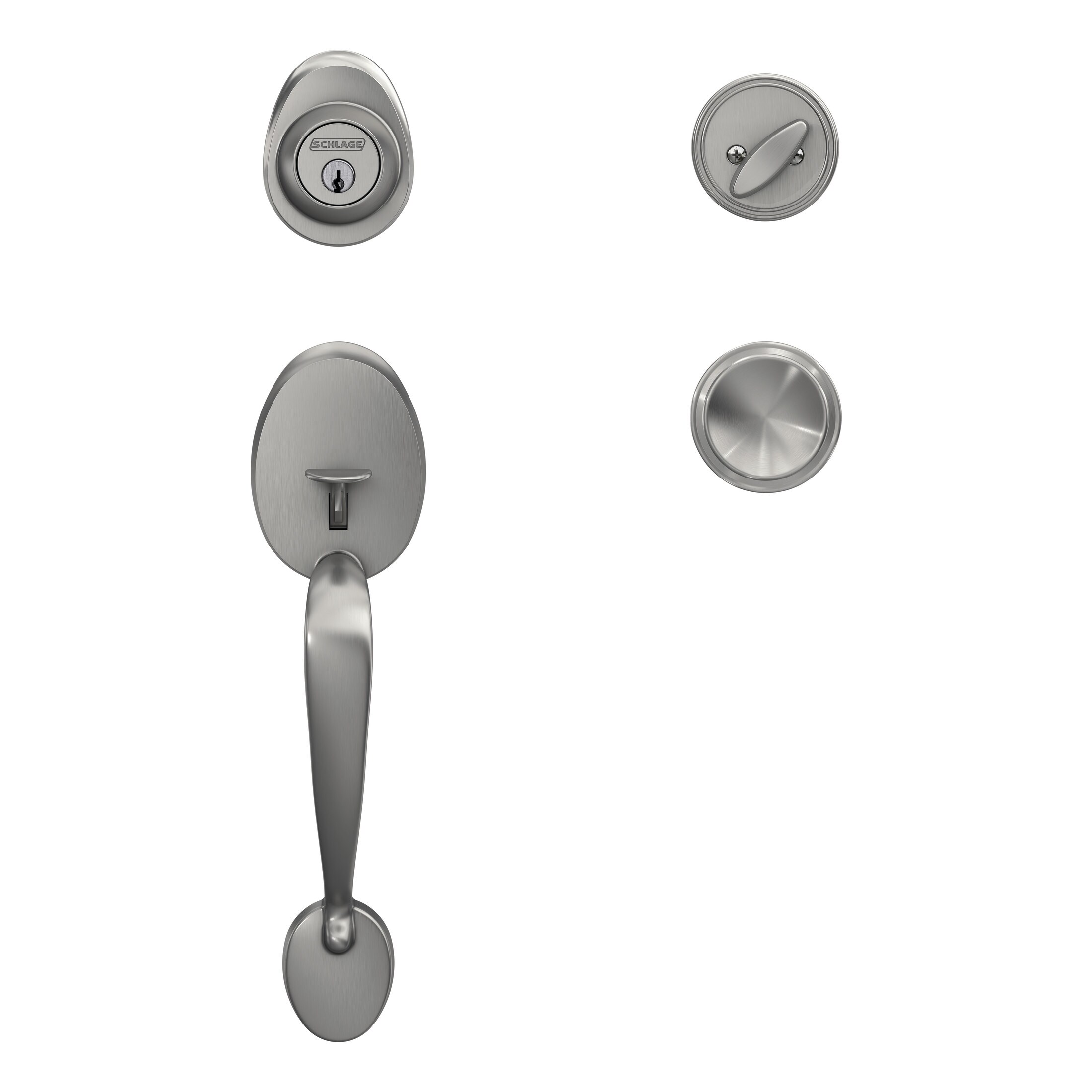 Home Front by Schlage UH60 G RWL 630 BAN handlesets - View #3