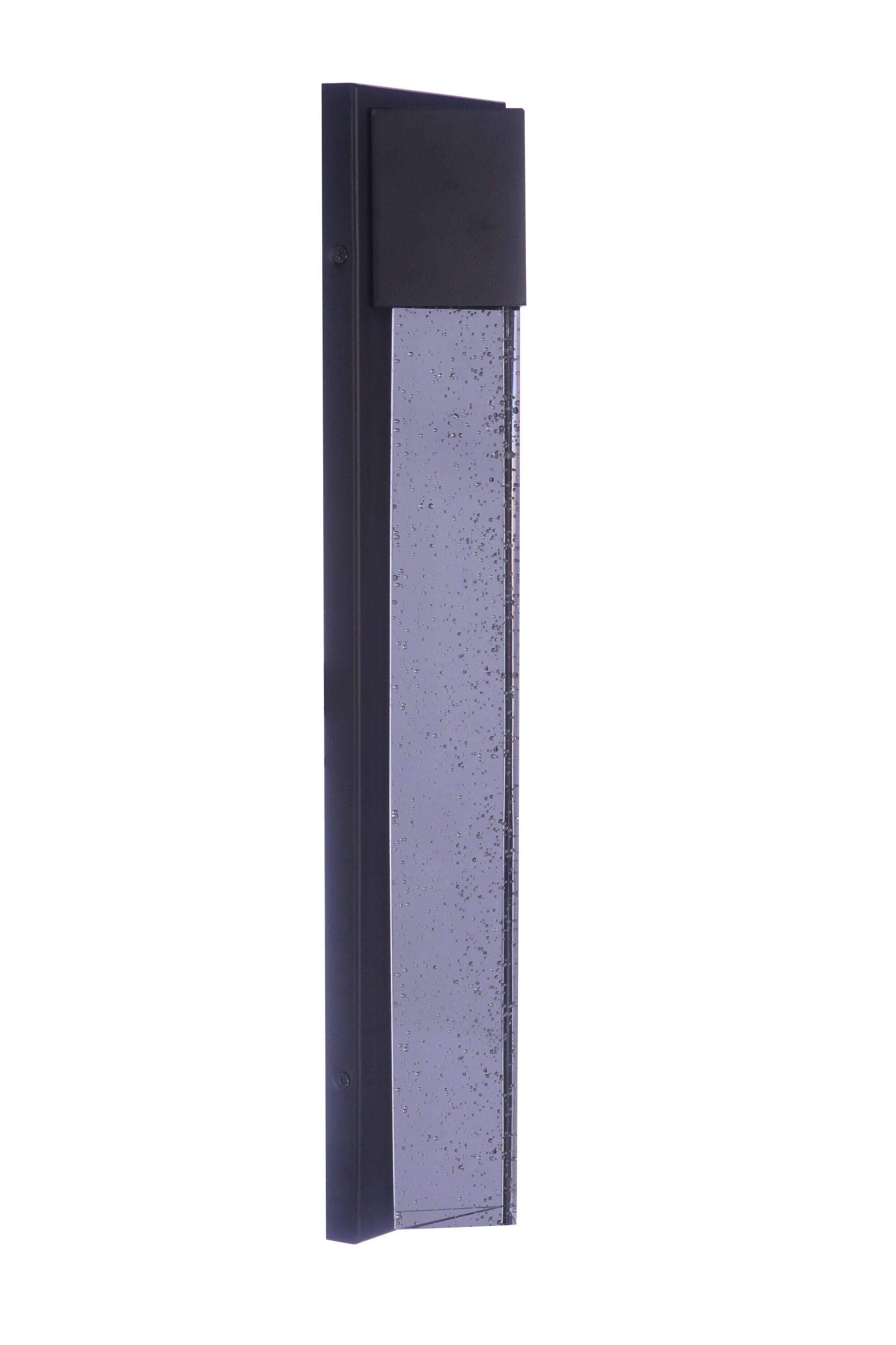 Craftmade ZA6222-MN-LED 20.88-Inches H Black Hardwired Outdoor Wall Light