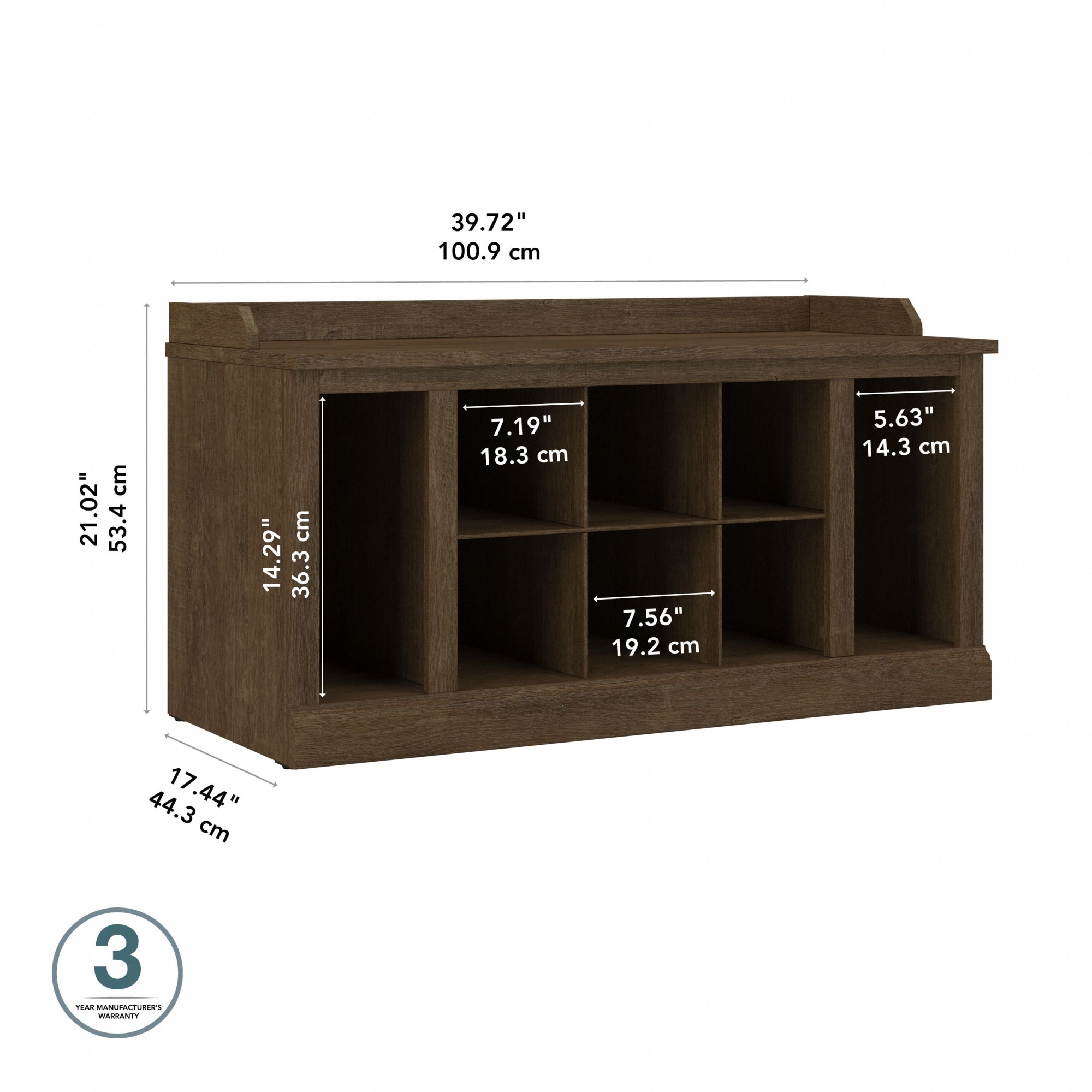 Bush Furniture WDS240ABR-03 Storage-Trunks - View #4