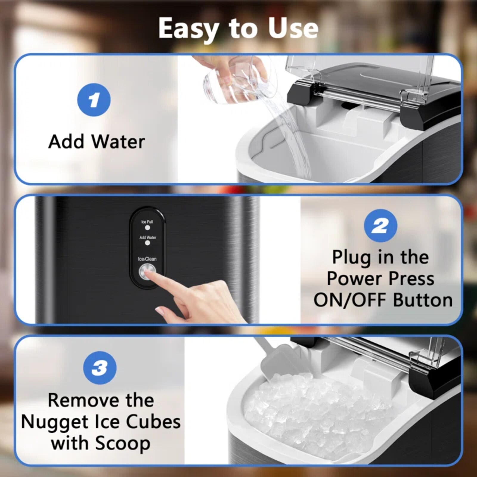 COWSAR LSIM-Z5815SNHB Ice-Makers - View #3