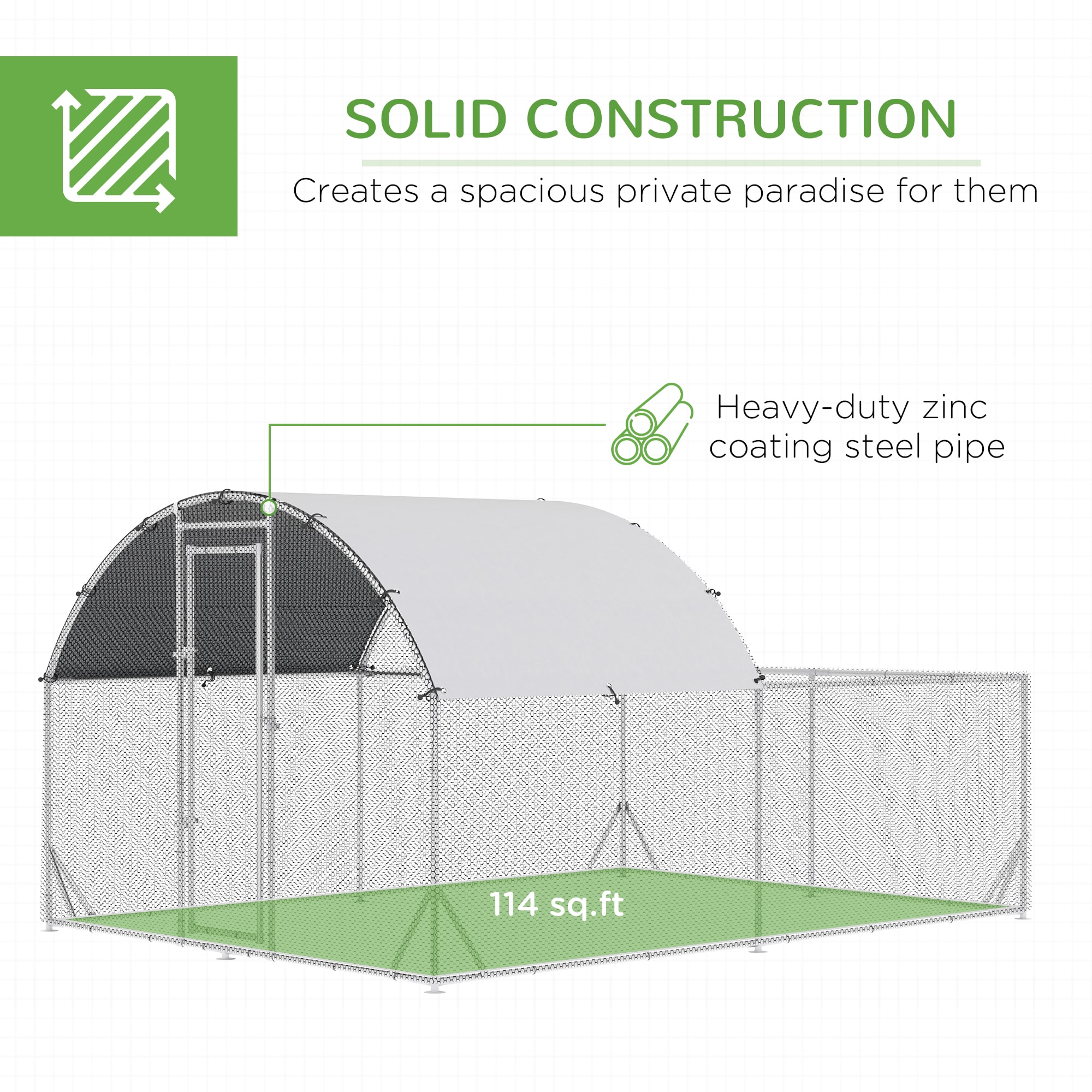 Maocao Hoom JL166345 Chicken-Coops-Rabbit-Hutches - View #5
