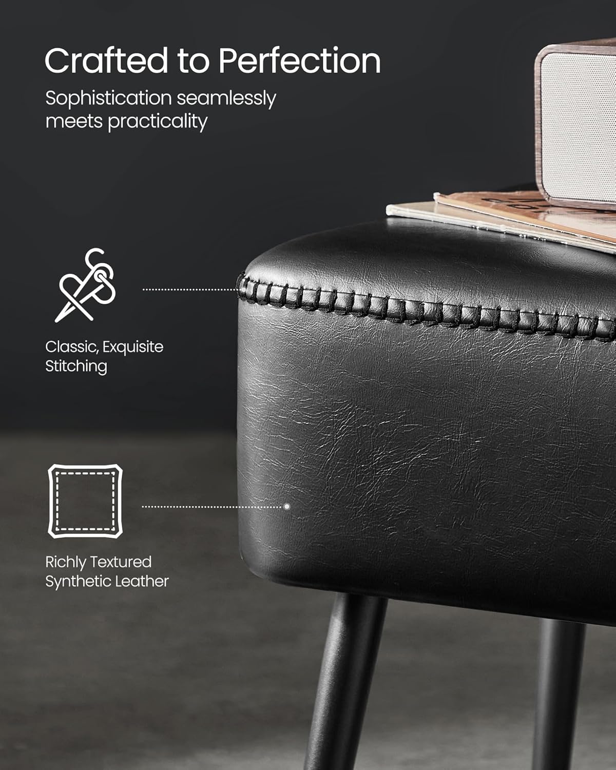 SONGMICS HOME LOM076B01 Indoor-Ottomans - View #6