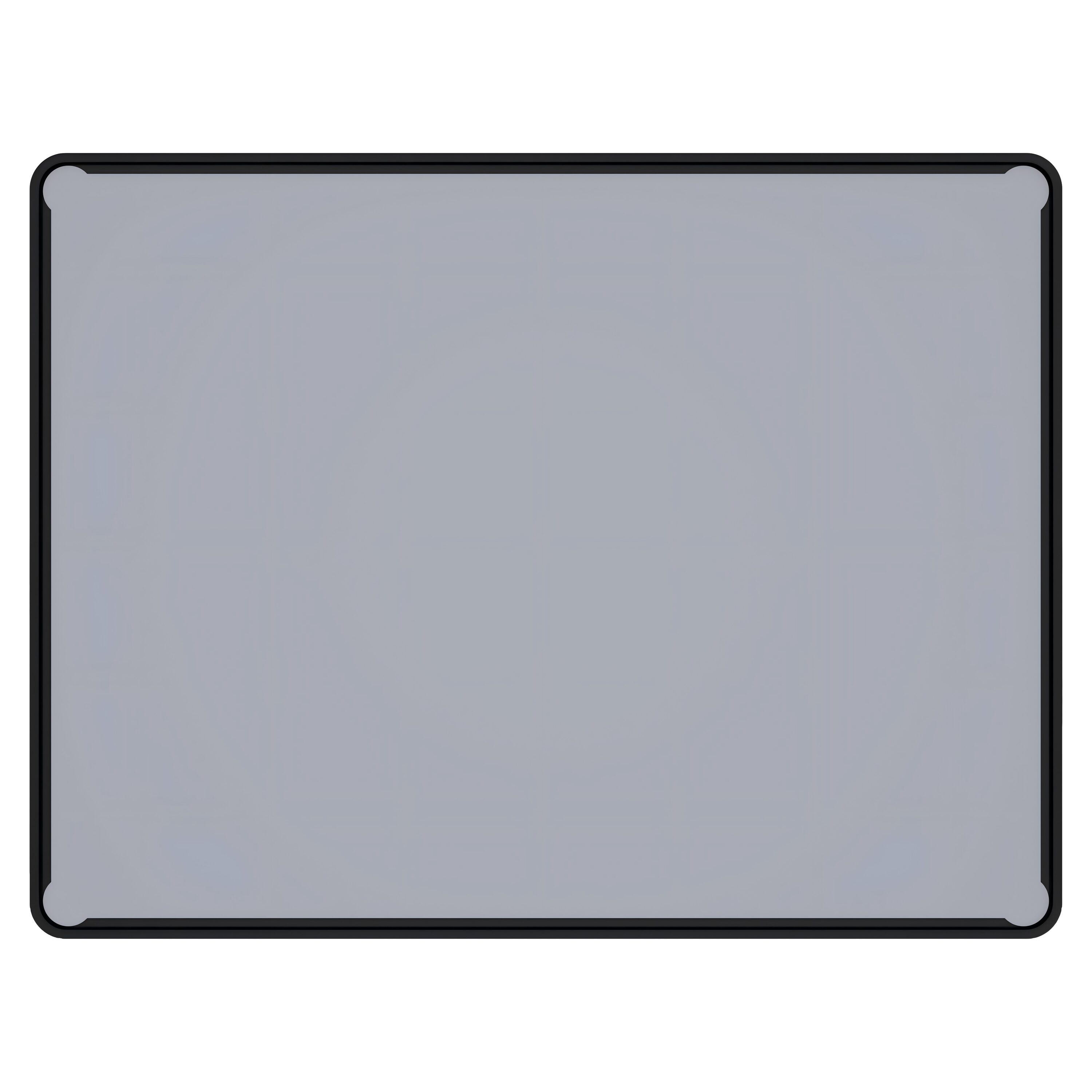 Vanityfus  40-in W 30-in H Framed Beveled Rectangle Bathroom Vanity Mirror Wall Mirror (Matte Black)