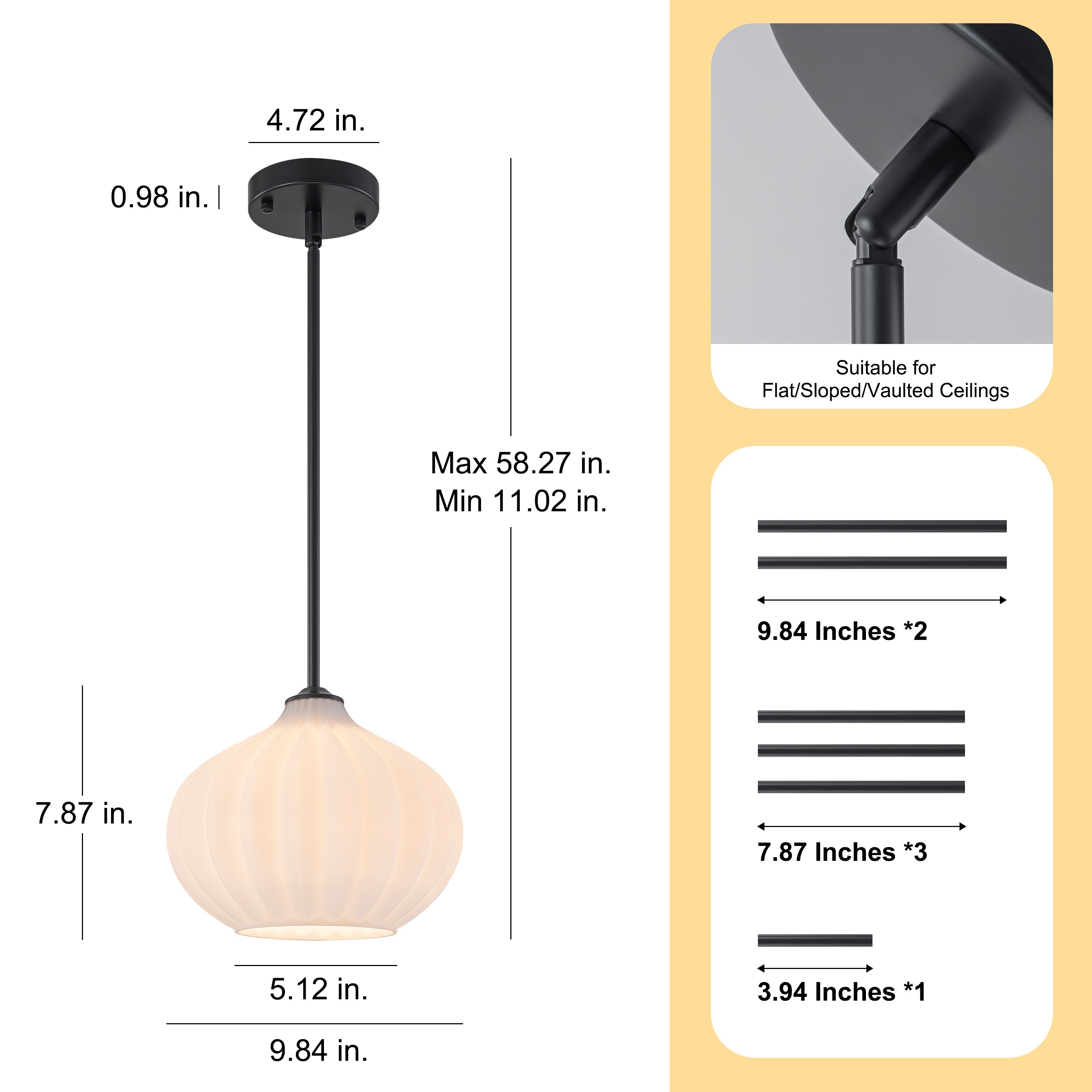 GoYeel ZP153 Pendant-Lights - View #3
